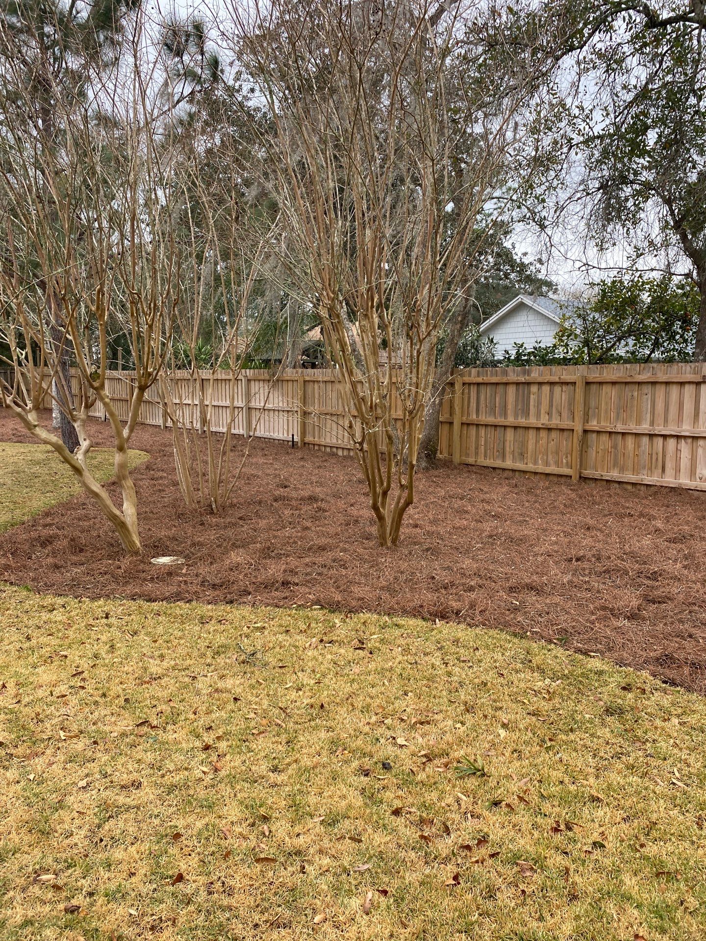 Deerwood Resident | Pine Straw Install by ProGreen Services