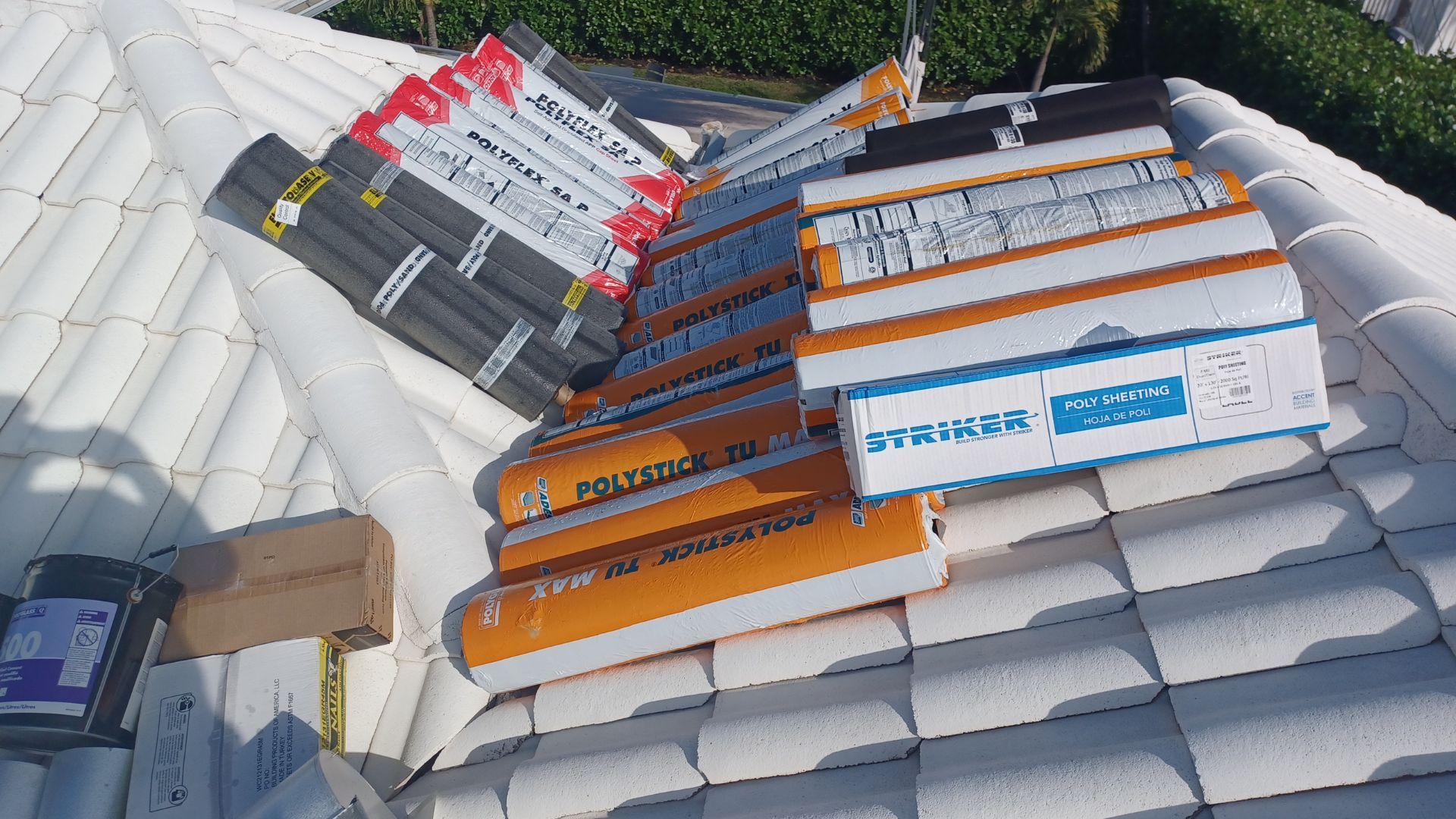 Residential Roofing Installation using 1" Nail strip metal roof by BLUES BROTHERS ROOFING