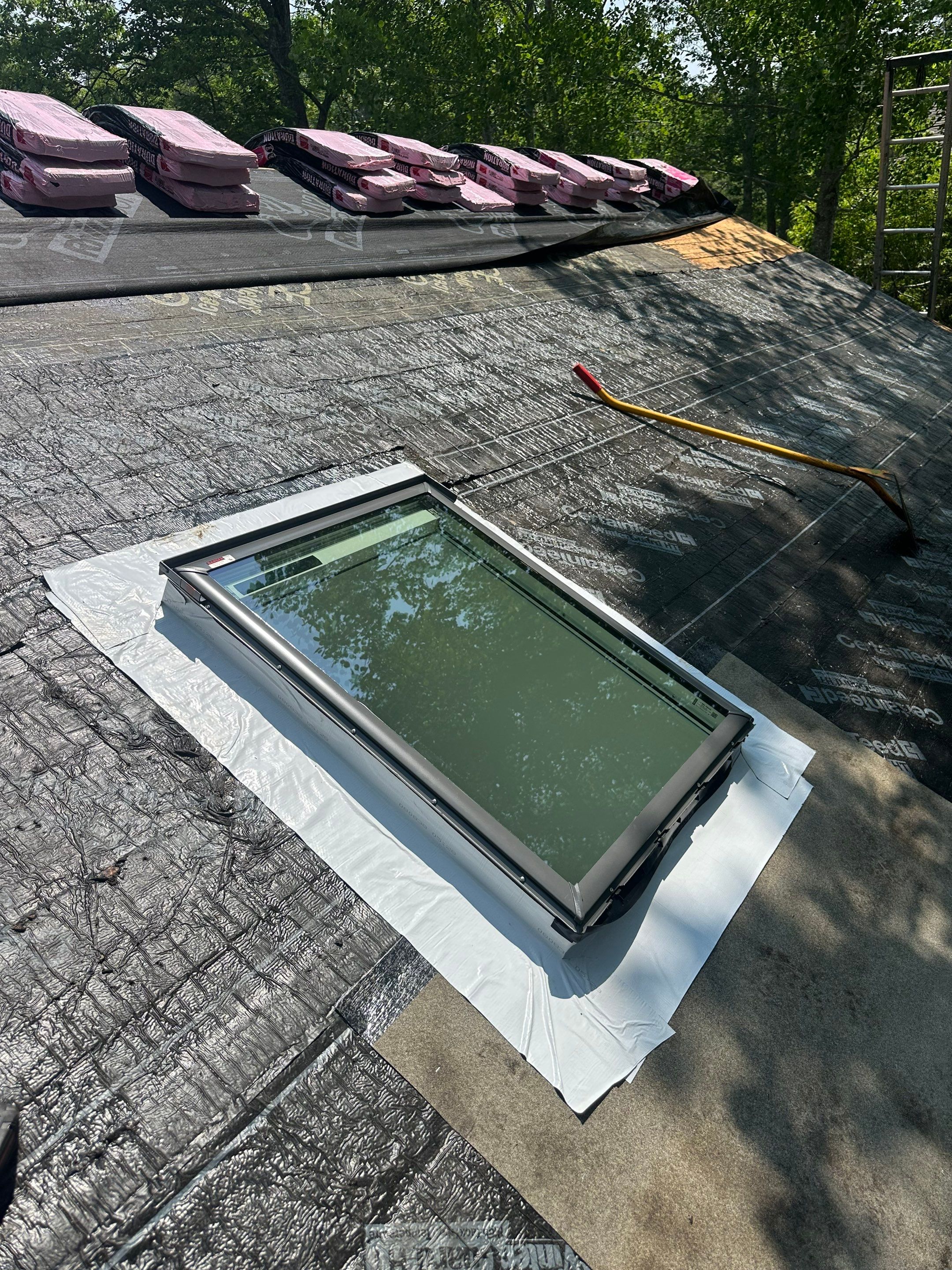 OC Roof Install On The Lake In Deerfield, New Hampshire by Tall pine roofing