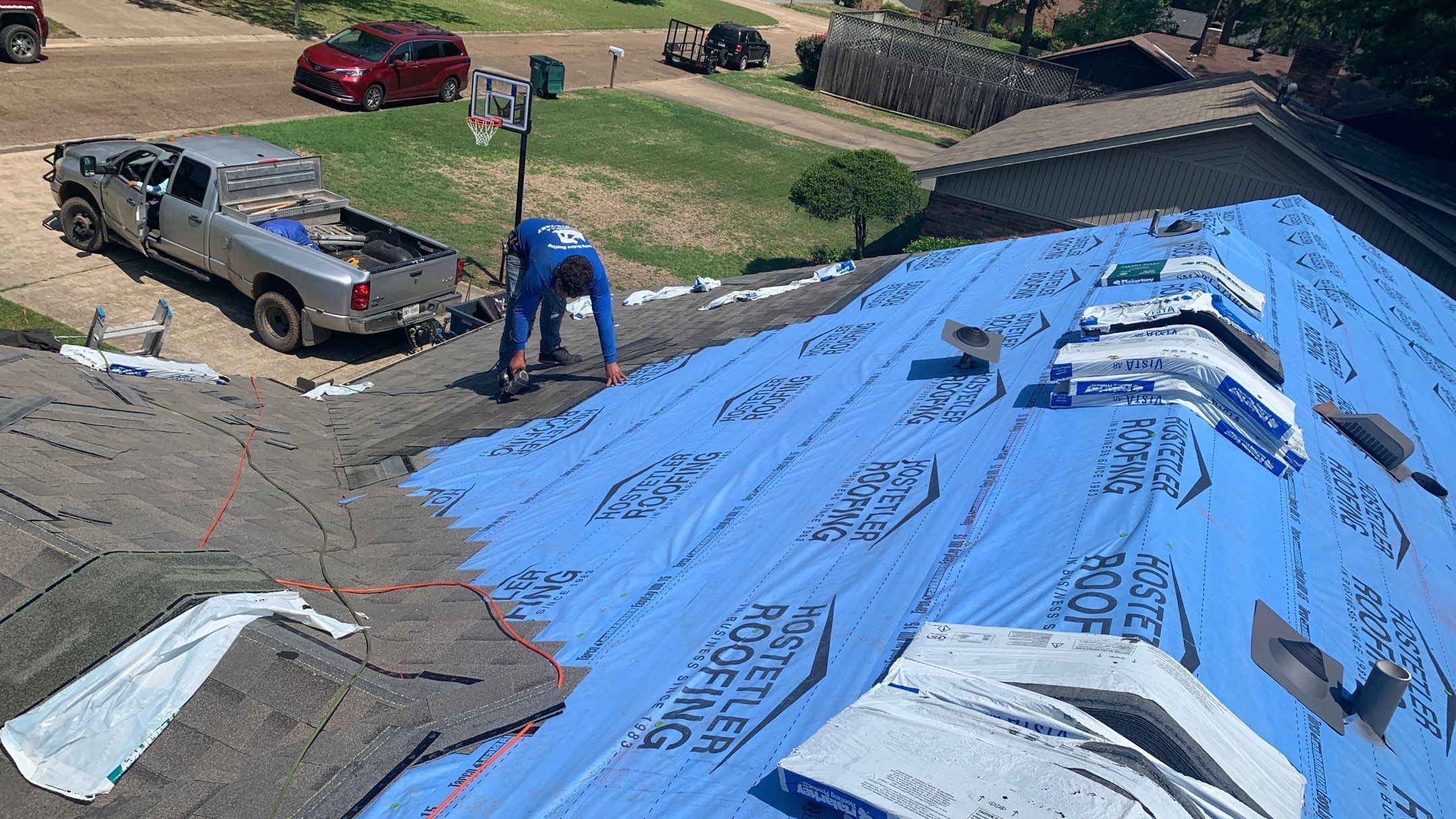 Residential Shingle Reroof using Malarkey Vista by Hostetler Roofing