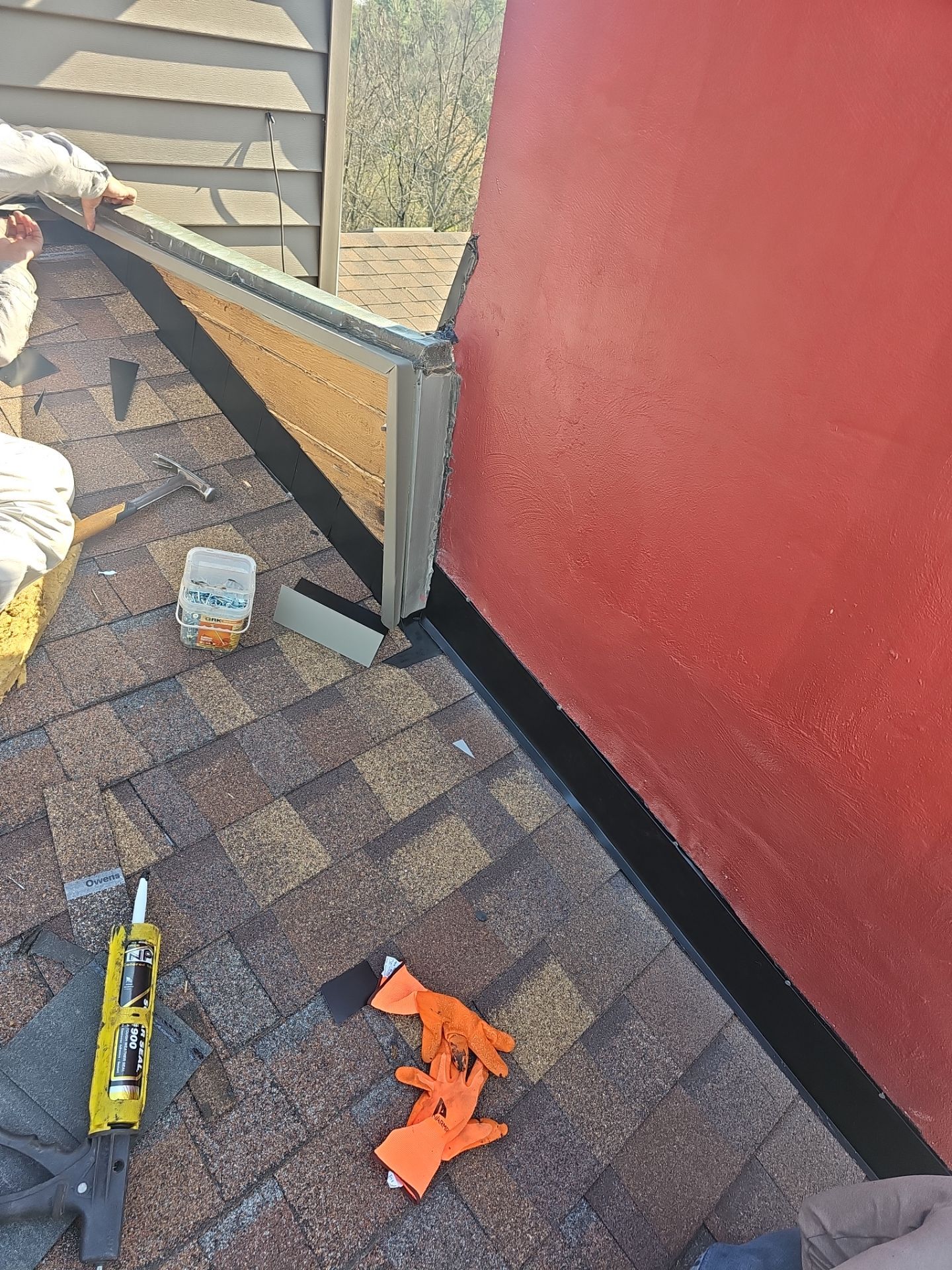 Roof Repair - Vent, Siding, and Chimney Flashing and Partial Roof Replacement by Winchester Roofing