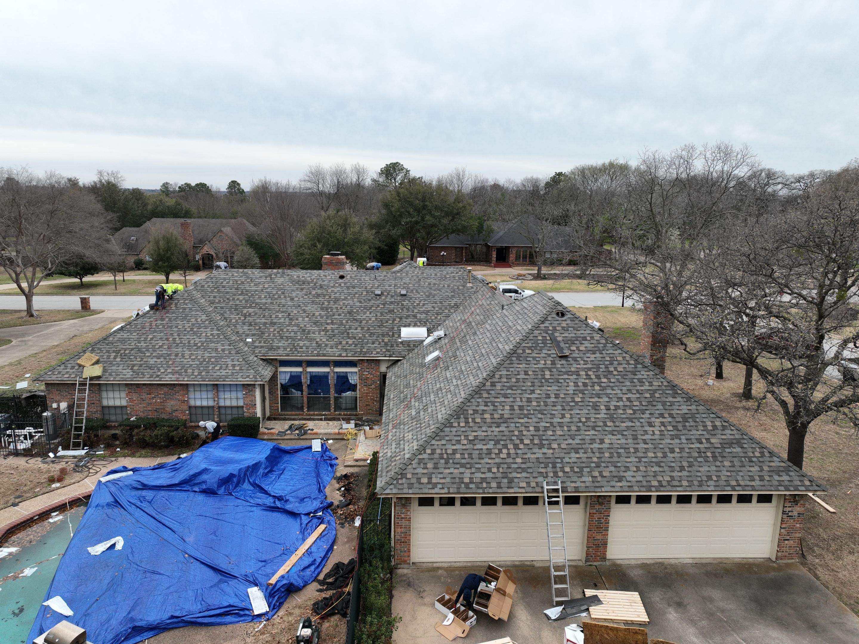 Residential Roofing Installation using Iko Nordic by Becker Roofing and Exteriors