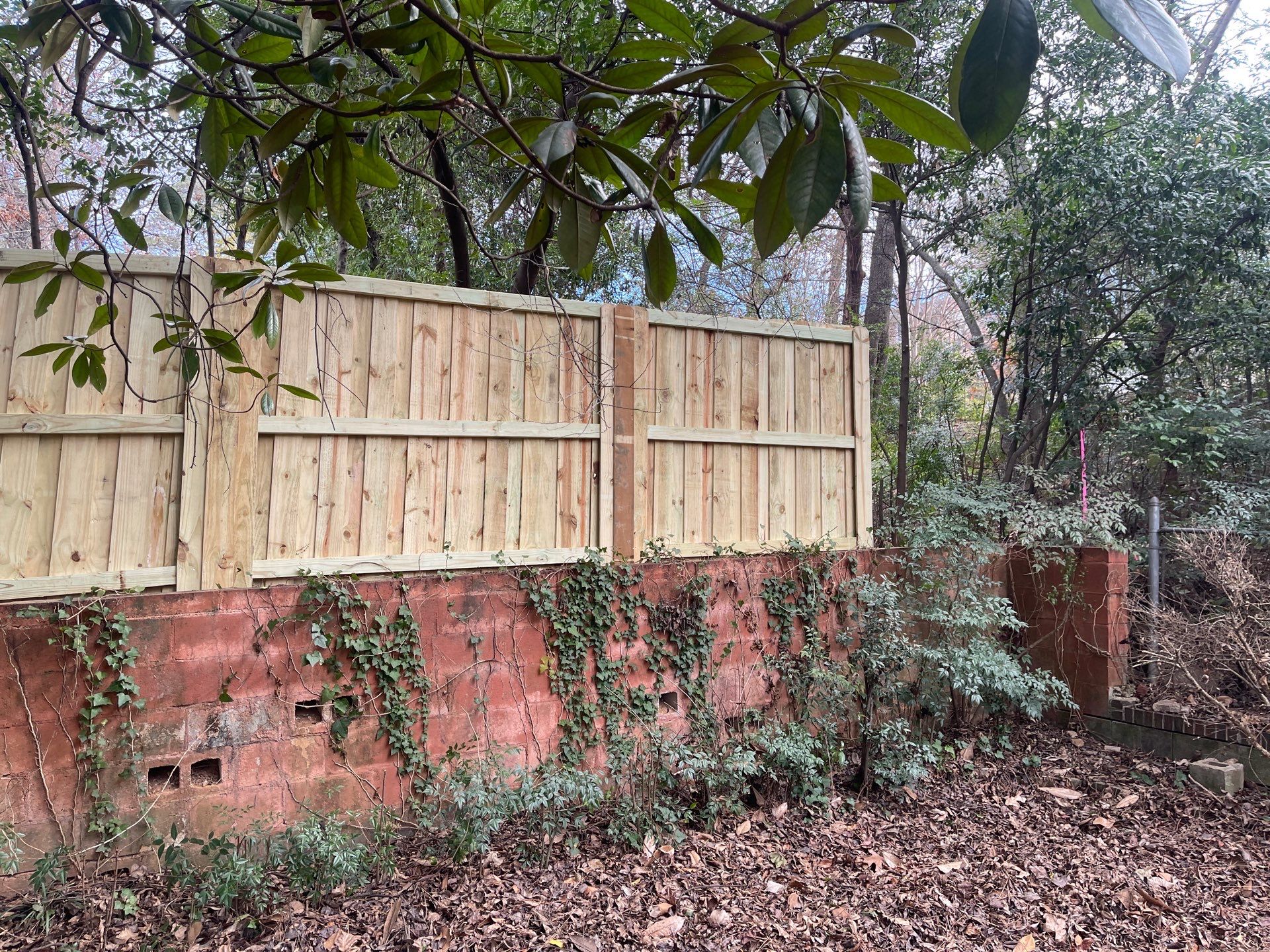 Crestline - Board on Board Fence by Pillar and Pine
