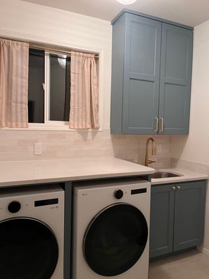 West Linn Laundry Room Renovation with New Cabinetry