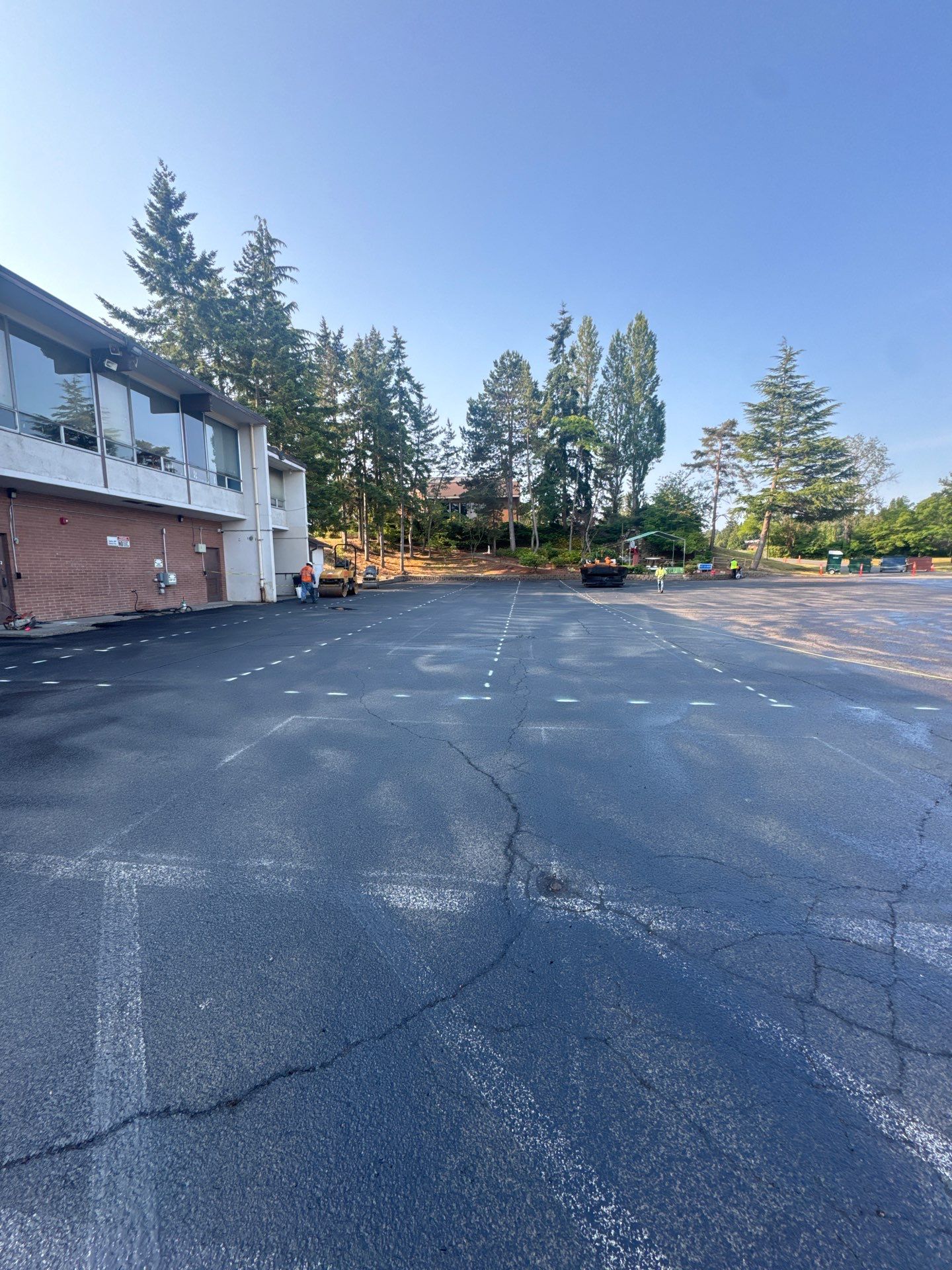 Sealcoat Parking Lot Renovation by Jireh Asphalt & Concrete Inc 