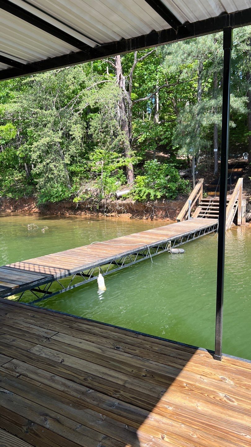 Dock using Wood Sealant by DuraSeal