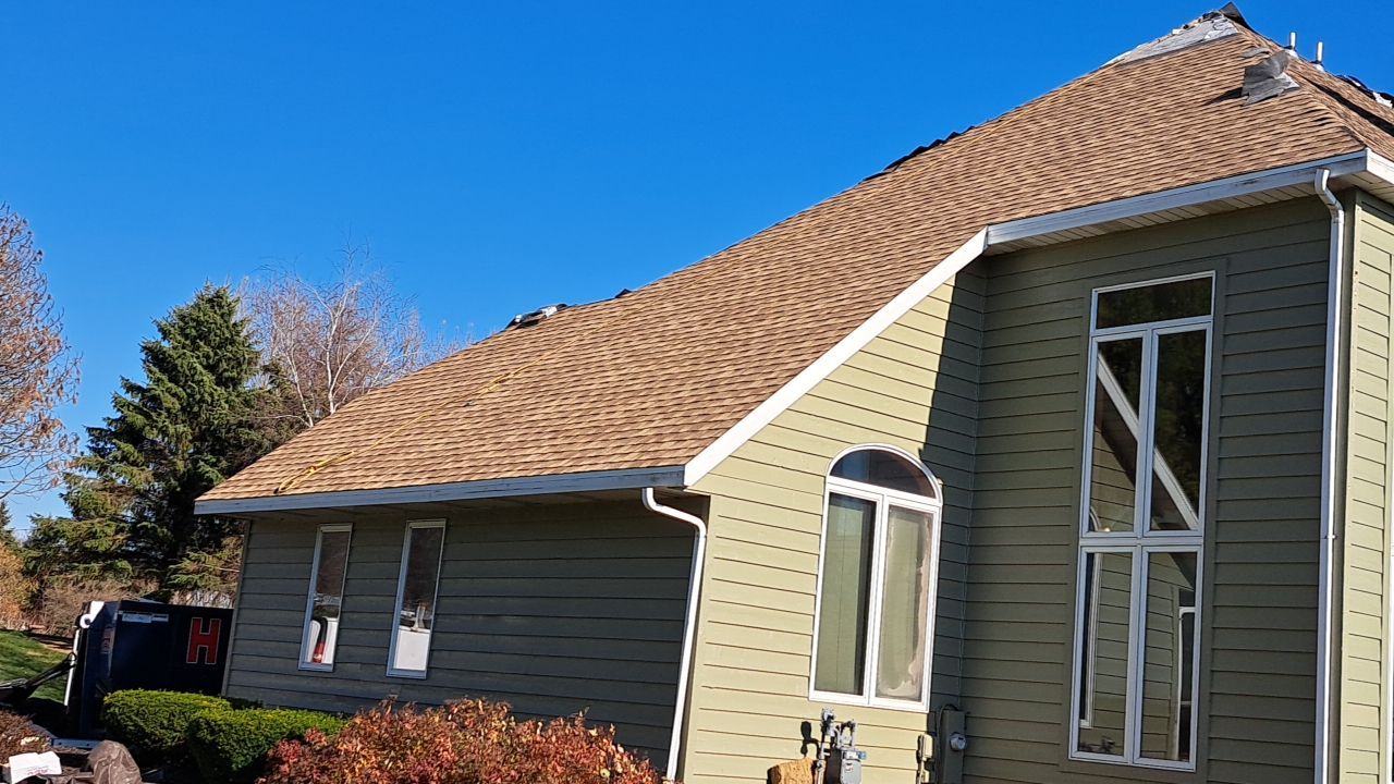 Residential Roof Installation in Plymouth, WI by Gellings Roofing & Siding