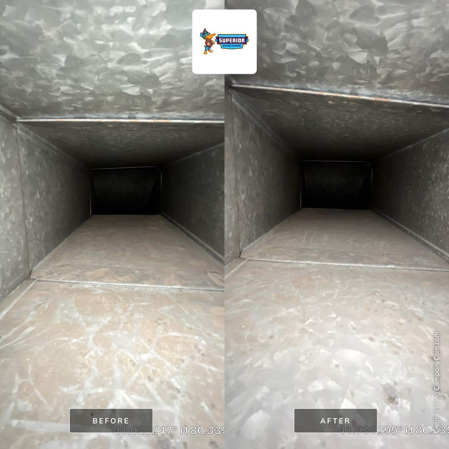 Air Duct Cleaning With a Vacuum Truck in New Castle, PA by Superior Air Duct Cleaning