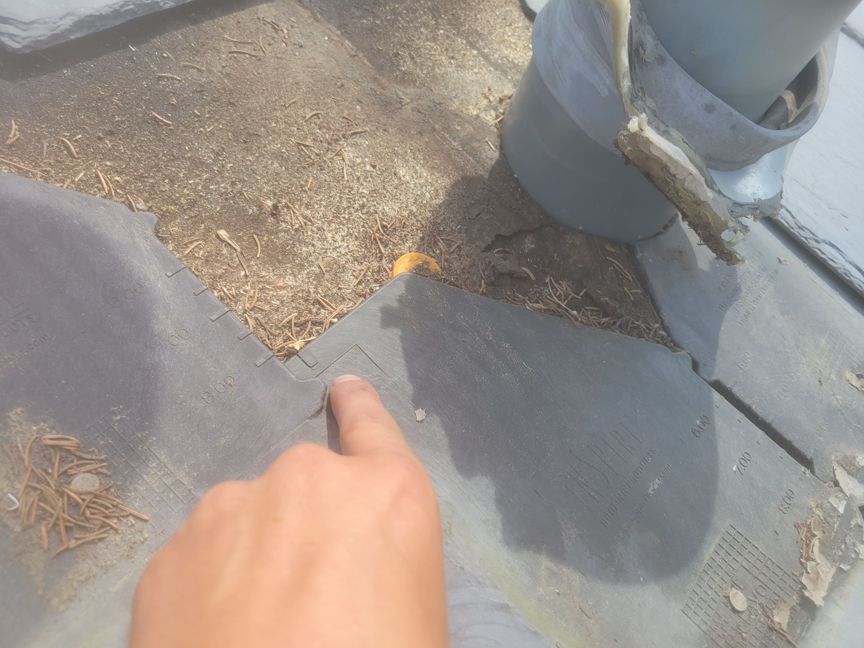 Roof Repair using Eco Star Slate tile by The B.A.R Roofing