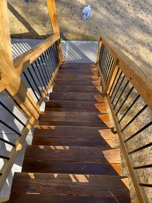 Coated Deck using Wood Sealant