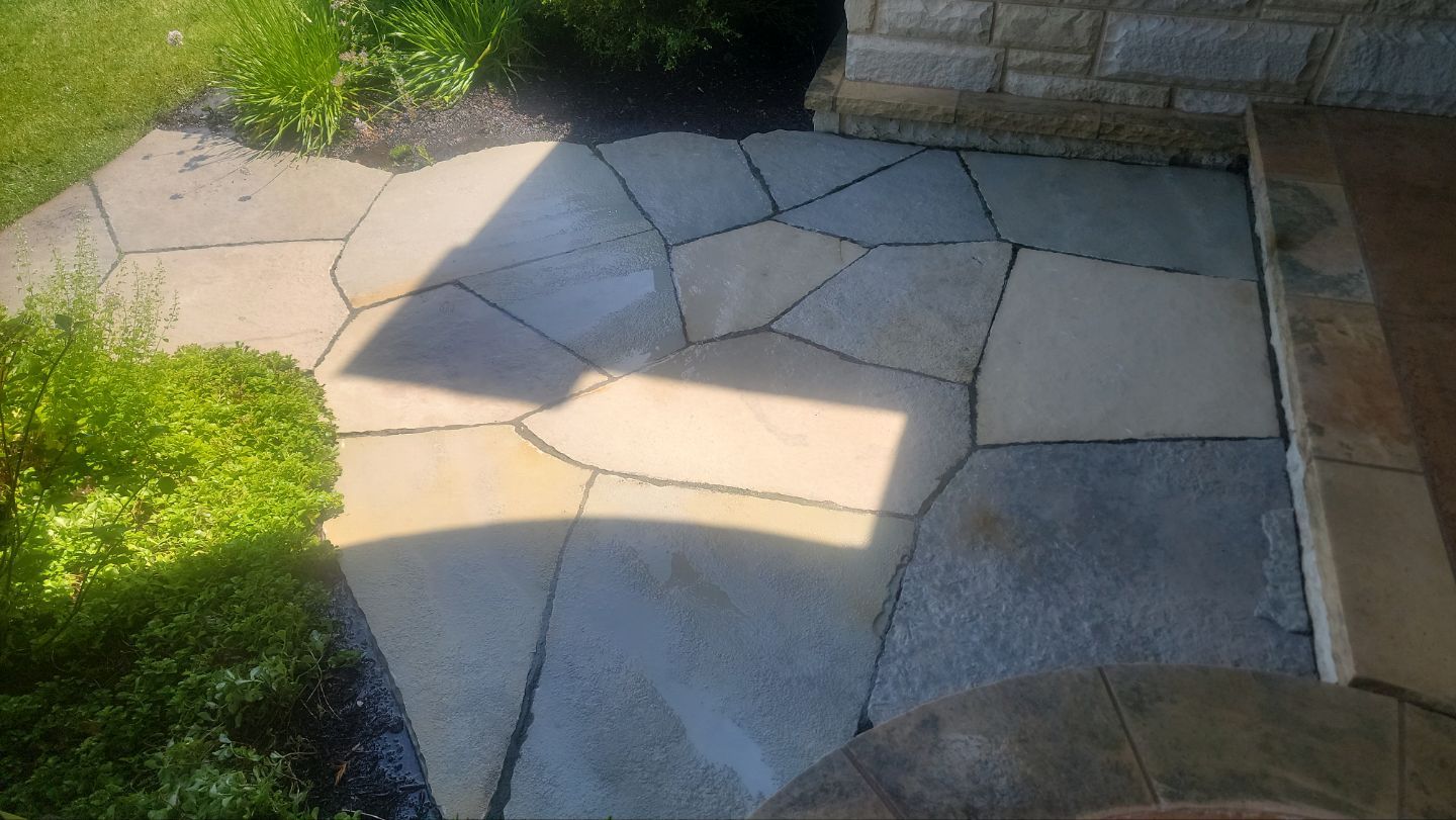 Brick paver clean, sand and seal.  using Surebond SB-1300 by Northern Power Washing LLC.