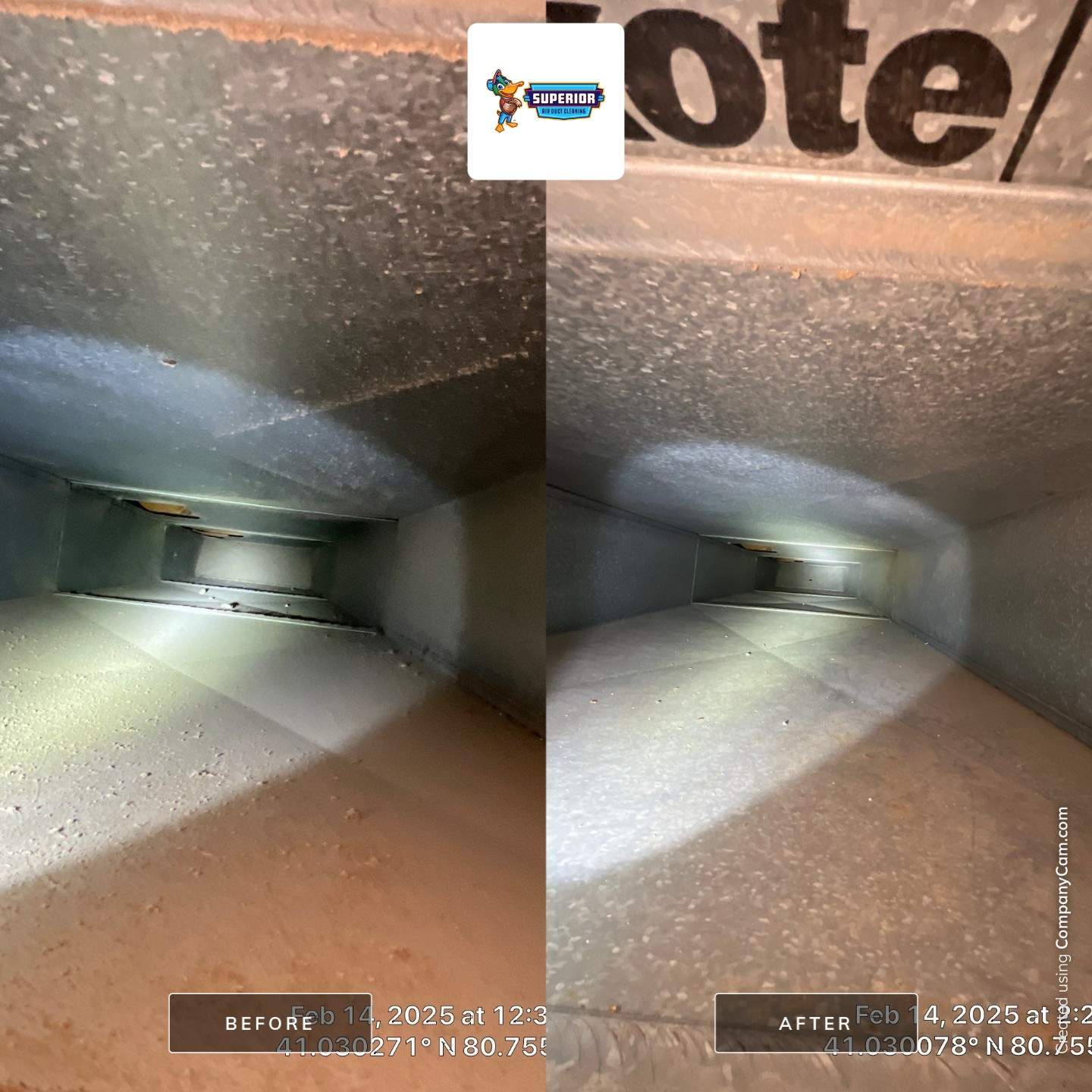 Air Duct Cleaning With a Vacuum Truck in Canfield, OH by Superior Air Duct Cleaning