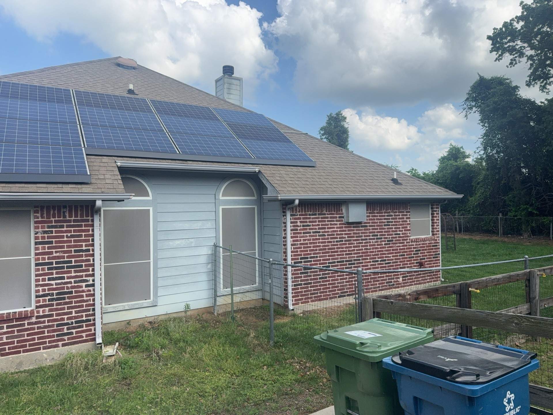 Residential Roof Replacement with IKO Cambridge Shingles in Shady Shores by First Out Roofing 