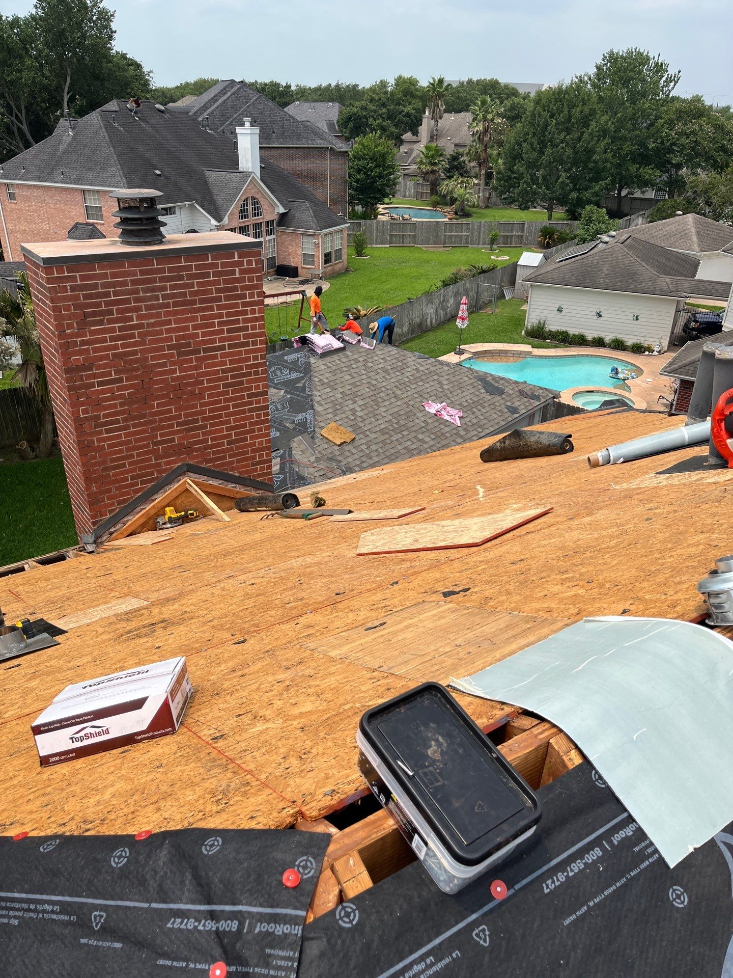 Residential Roofing Repair using Owen's Corning Duration (Lifetime) Shingles by Roof Repair Company