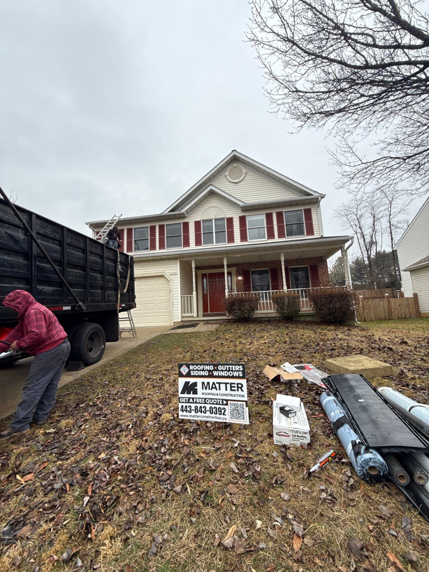 Residential Roofing Installation using GAF Timberline HDZ by Matter Construction, LLC