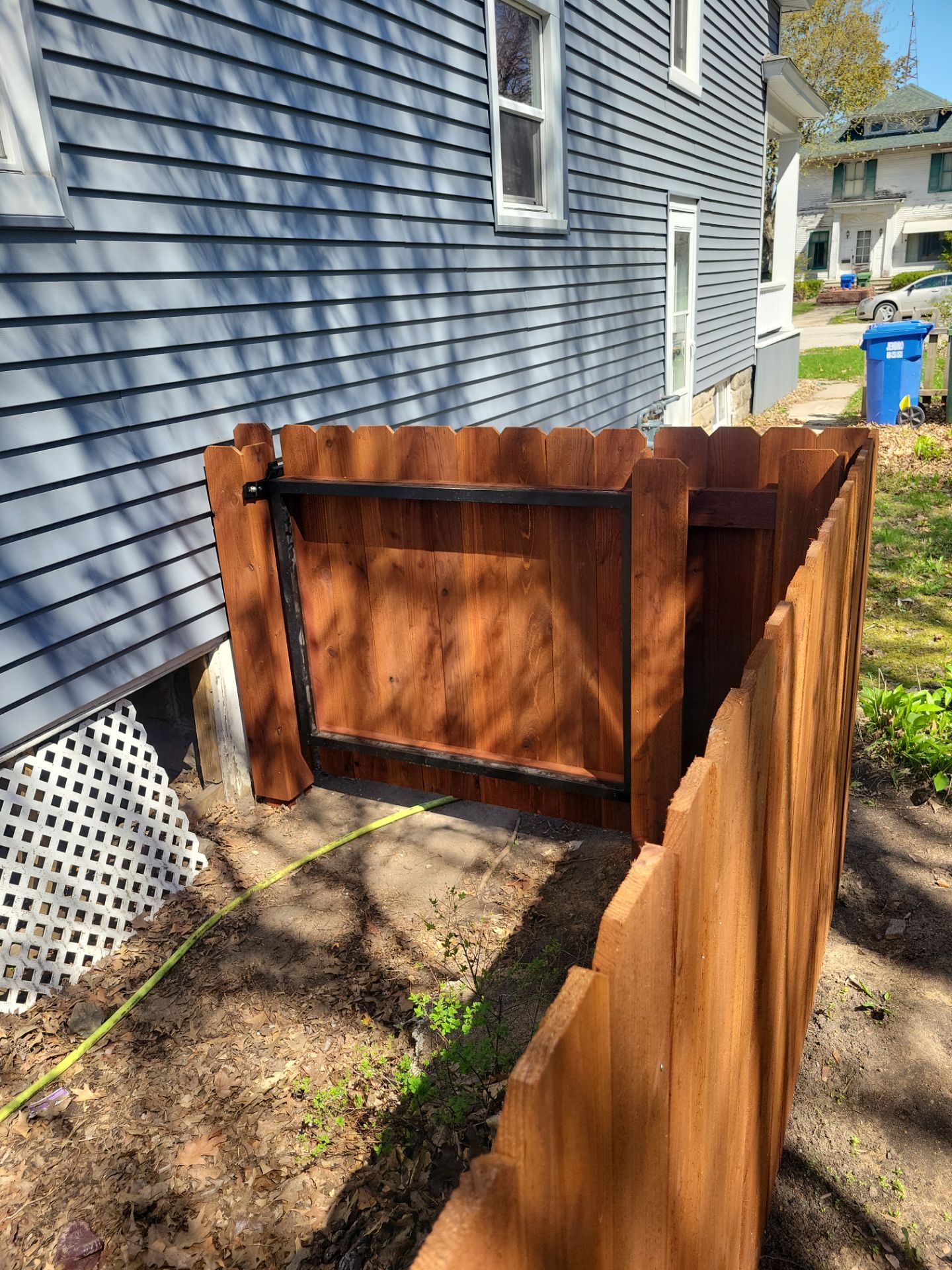 Project in Charles City by Perfect Picket Fence and Stain