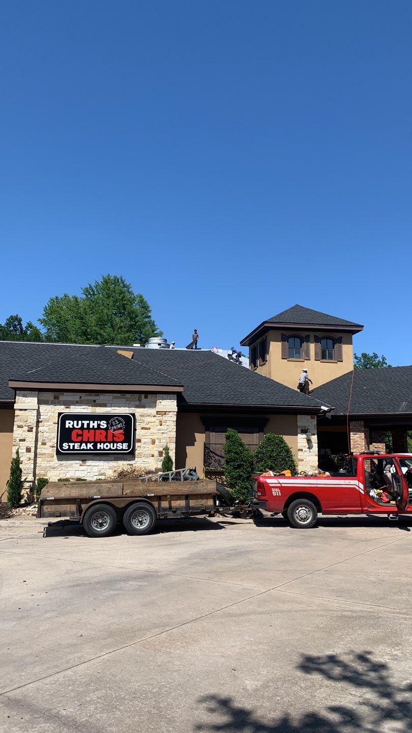 Commercial Roof Installation using GAF Shingles in Dallas Texas by Elite Roofing LLC