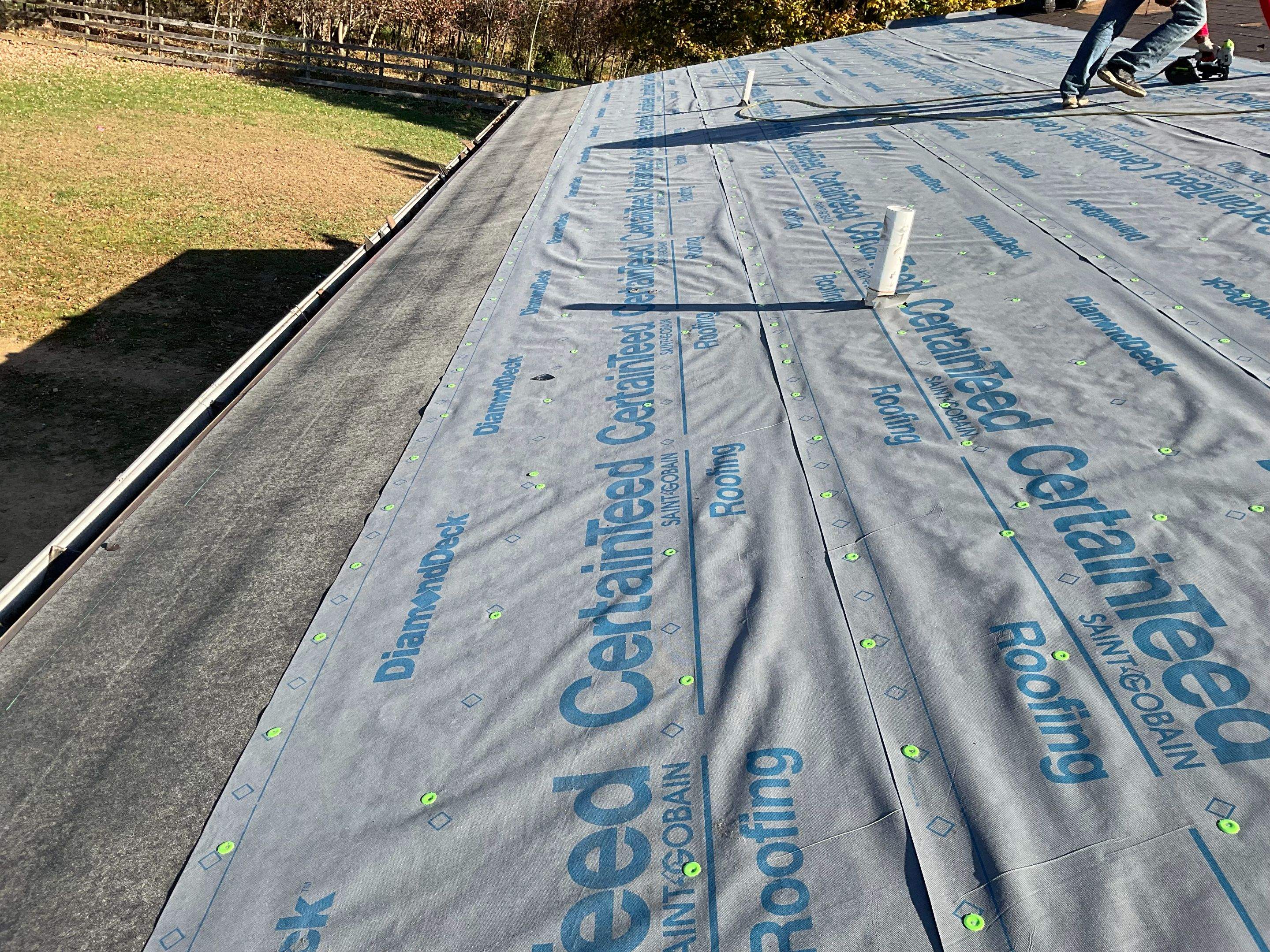 Residential Roofing Installation using CertainTeed Shingles by Alpha Design Services