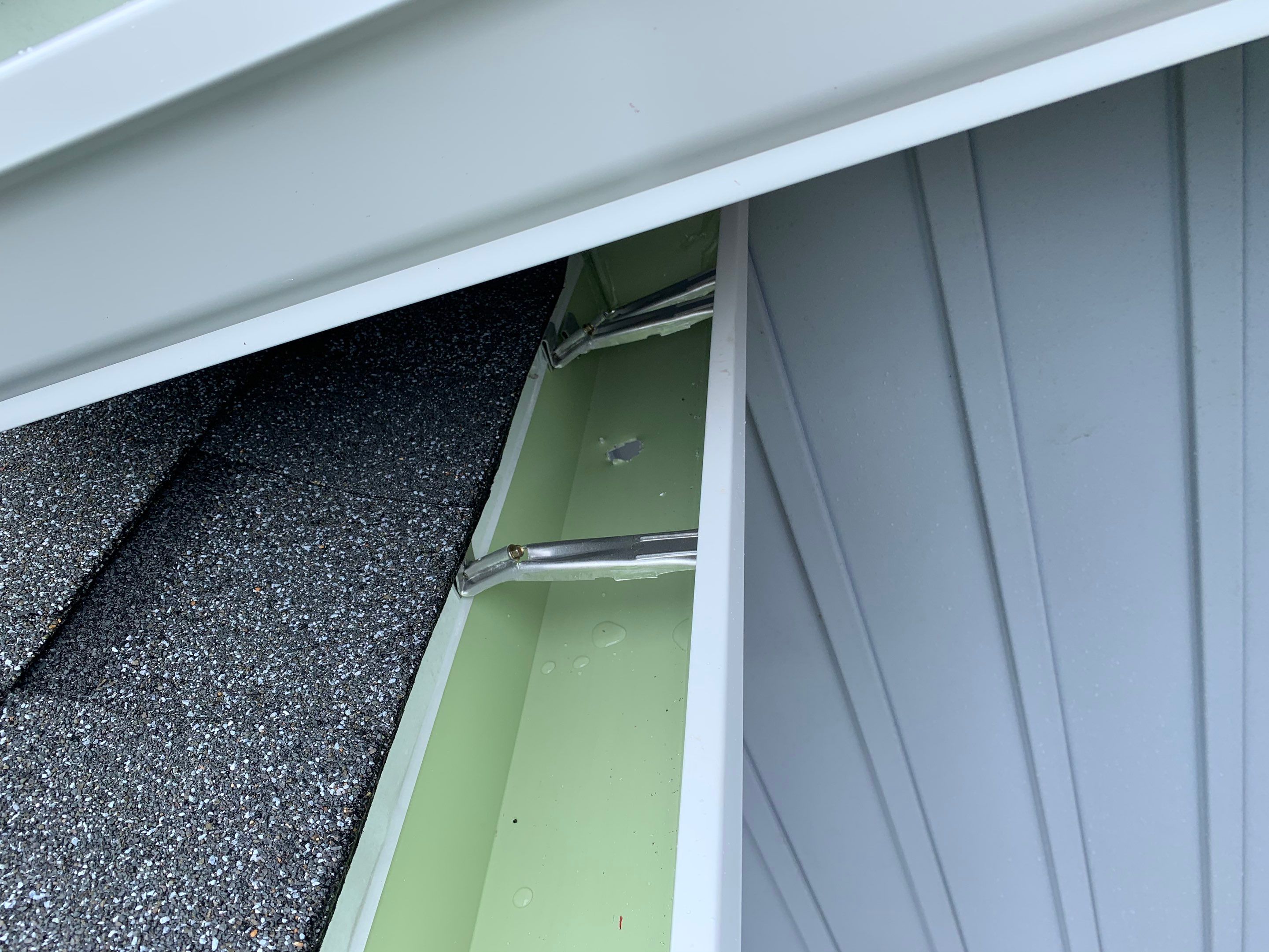 K-Style Seamless Gutter Installation using 6 Inch Seamless Gutters in Milton FL by Gutter Professors