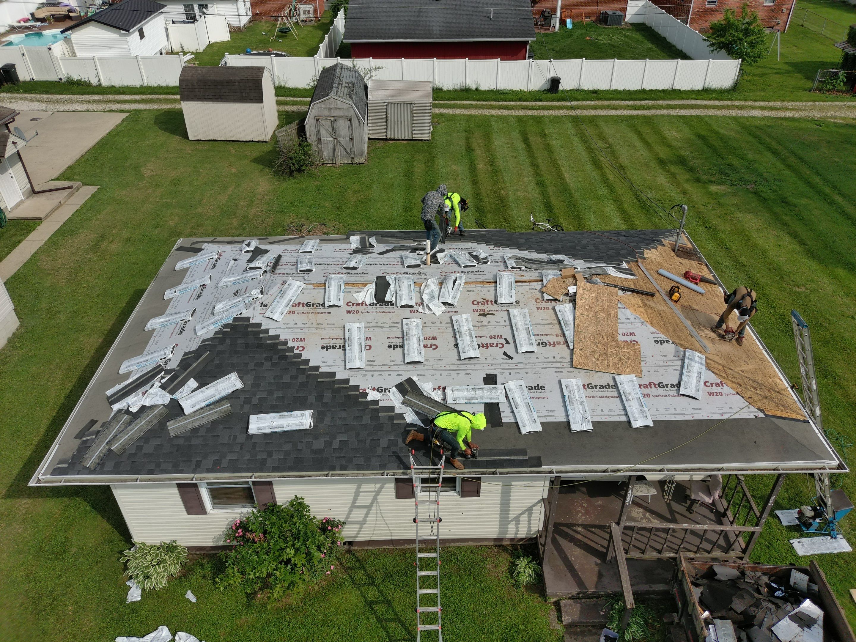 Residential Roofing Installation using Platinum Shield Roofing System from Mr. Roofer by Mr. Roofer