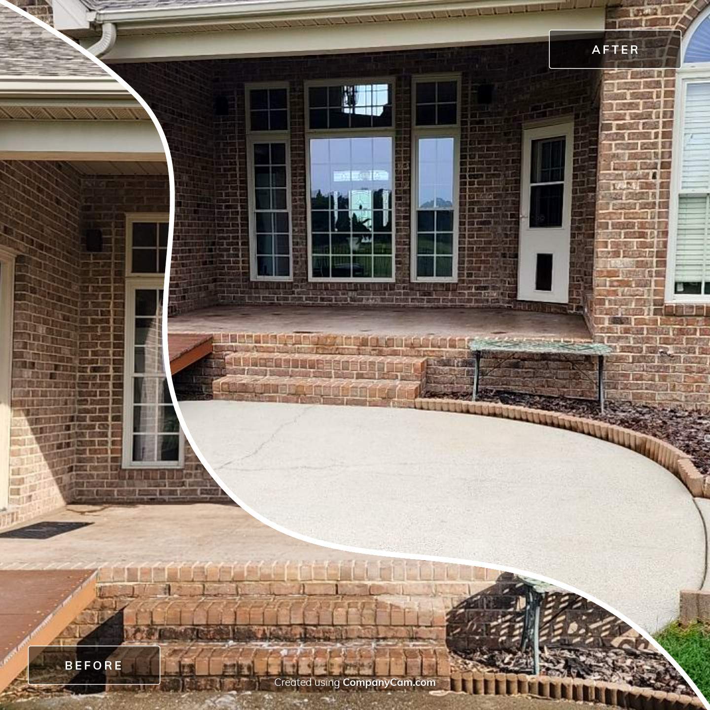 House Wash using cleaner by Power Wash Masters LLC
