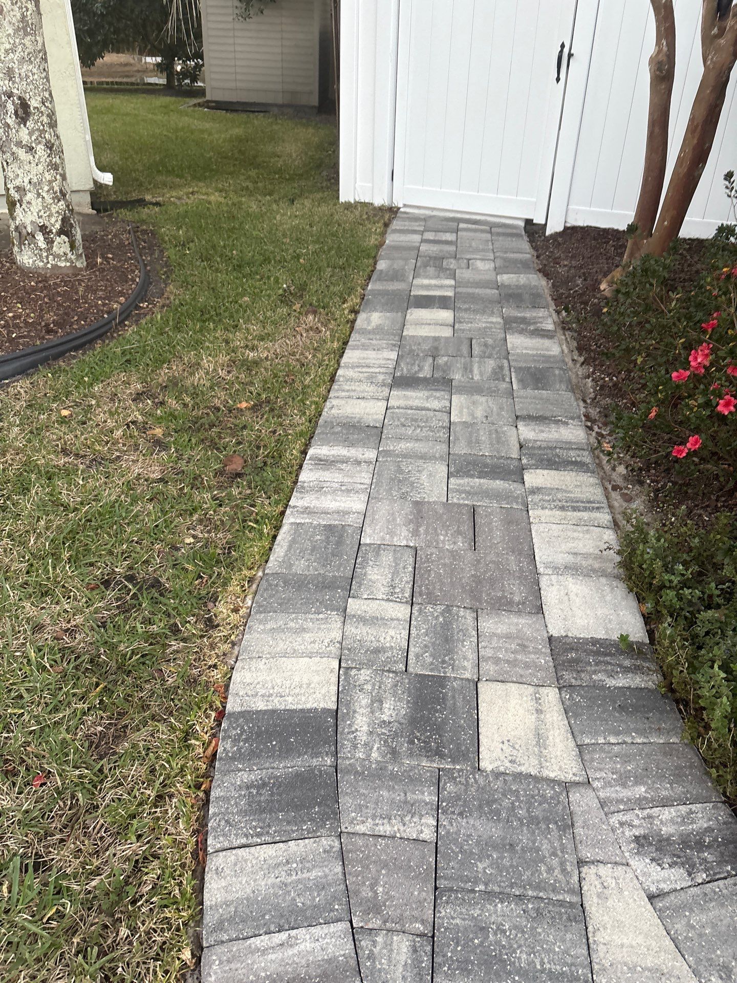 Paver Driveway using Concrete Sealant and PolySand by DuraSeal