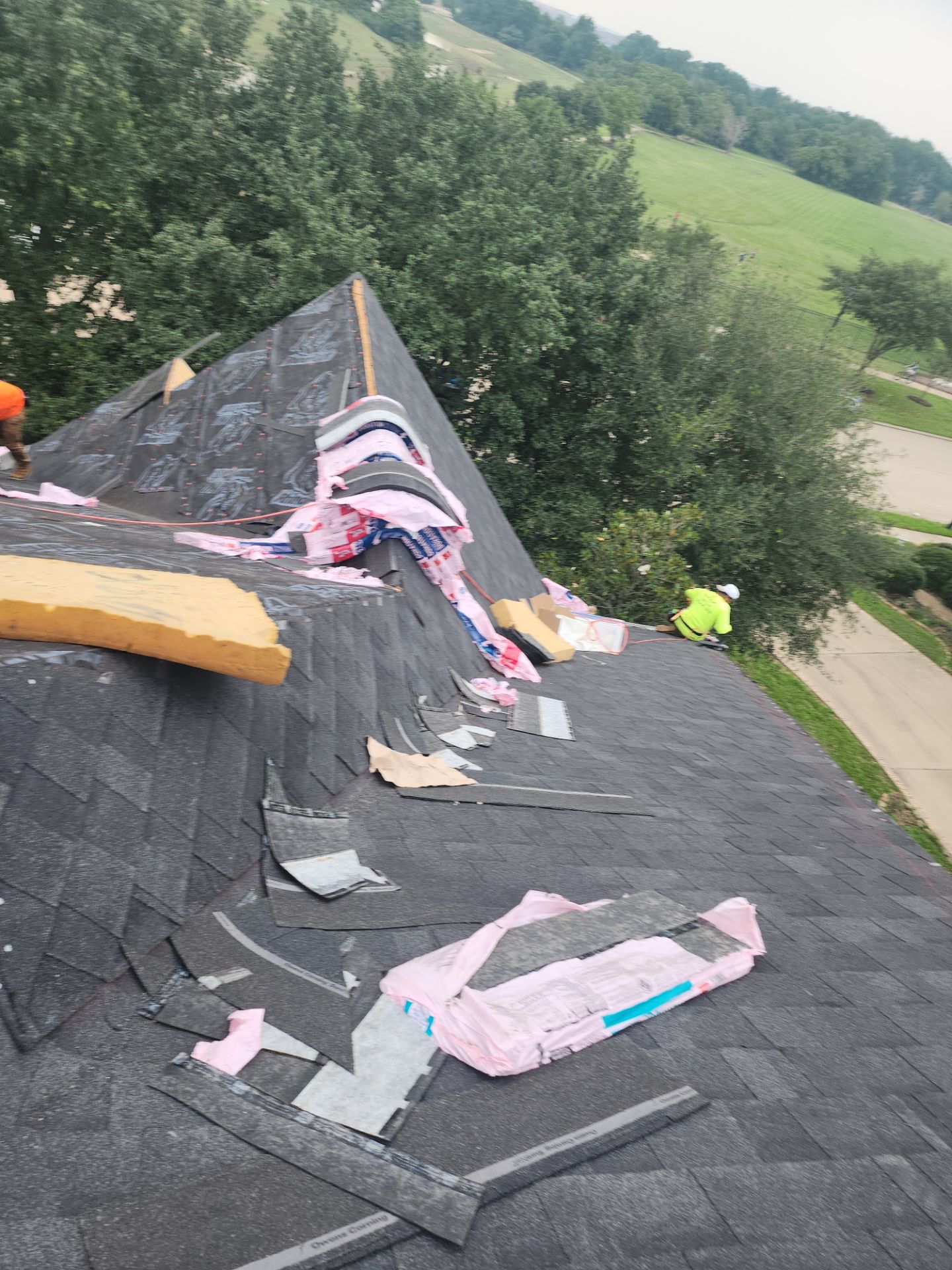 Residential Roofing Installation using Owen's Corning Duration (Lifetime) Shingles by Roof Repair Company