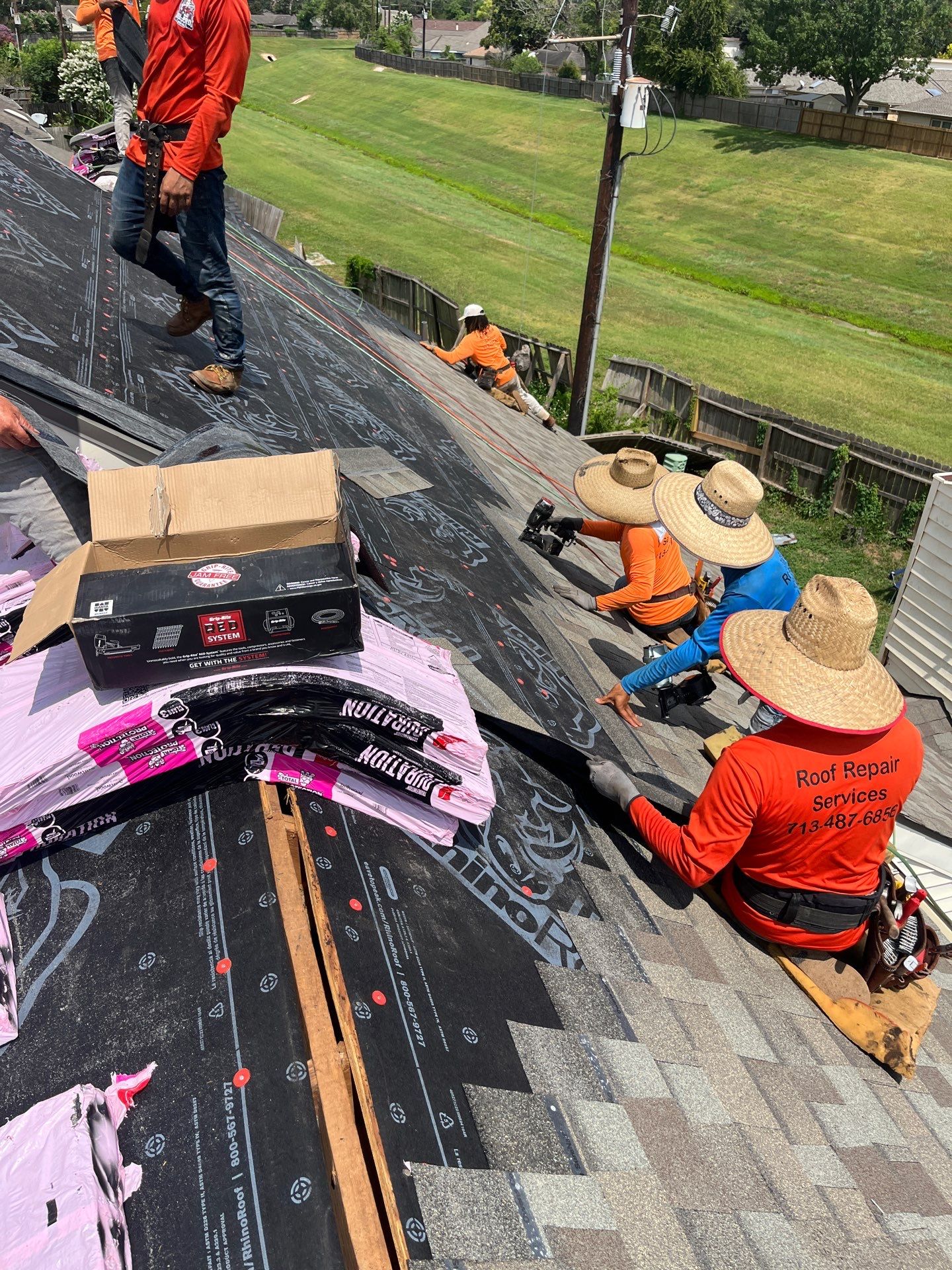 Residential Roofing Installation using Owen's Corning Duration (Lifetime) Shingles by Roof Repair Company