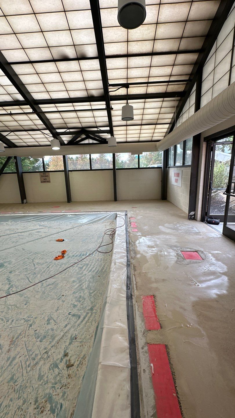 Hotel Pool Deck Project in Cranberry Township by Floors in a Day, Inc