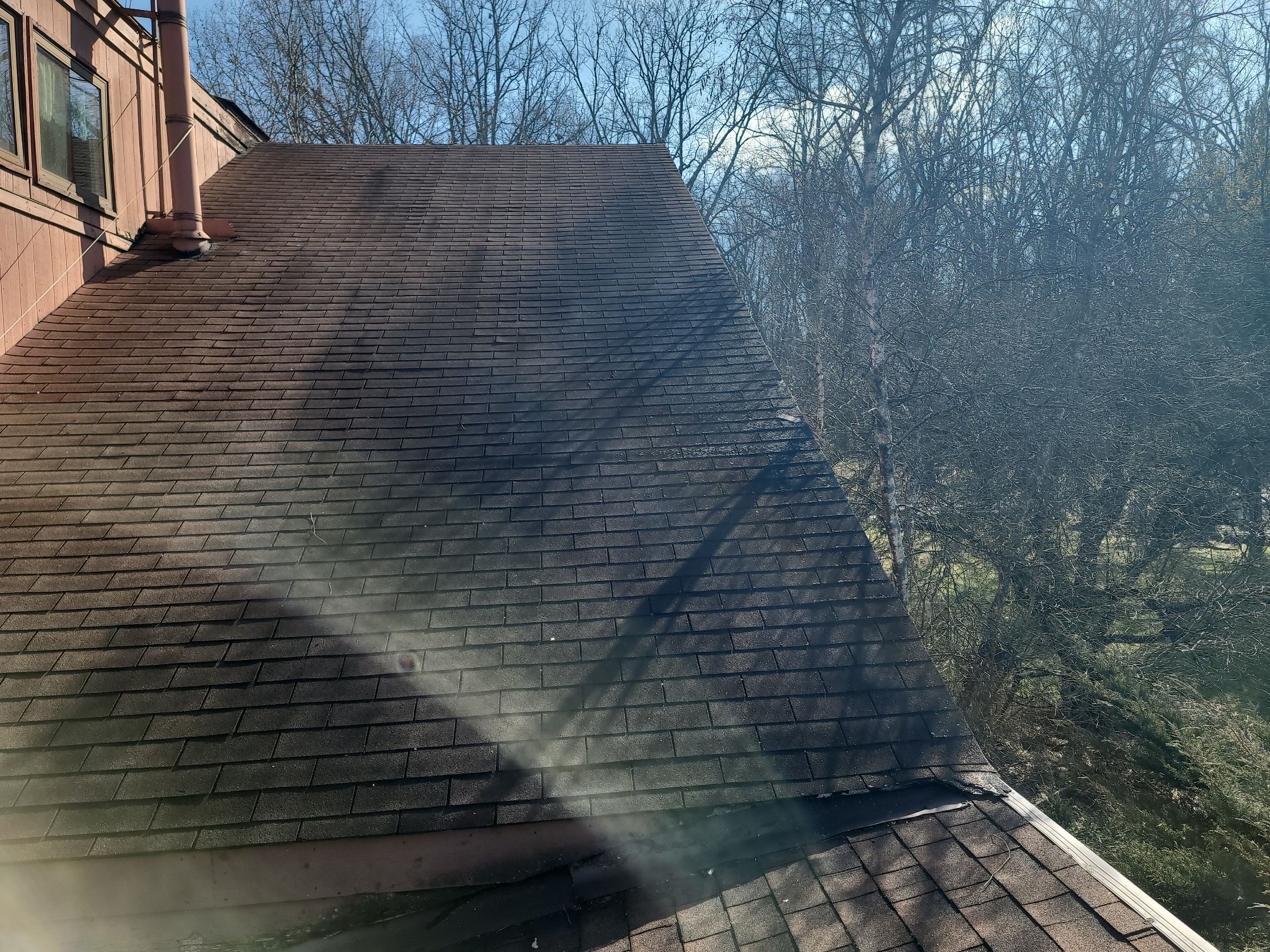 Atlas Pinnacle, Color, Burnt Hickory, Drip Edge, Color, Royal Brown by Eagle Eye Roofing