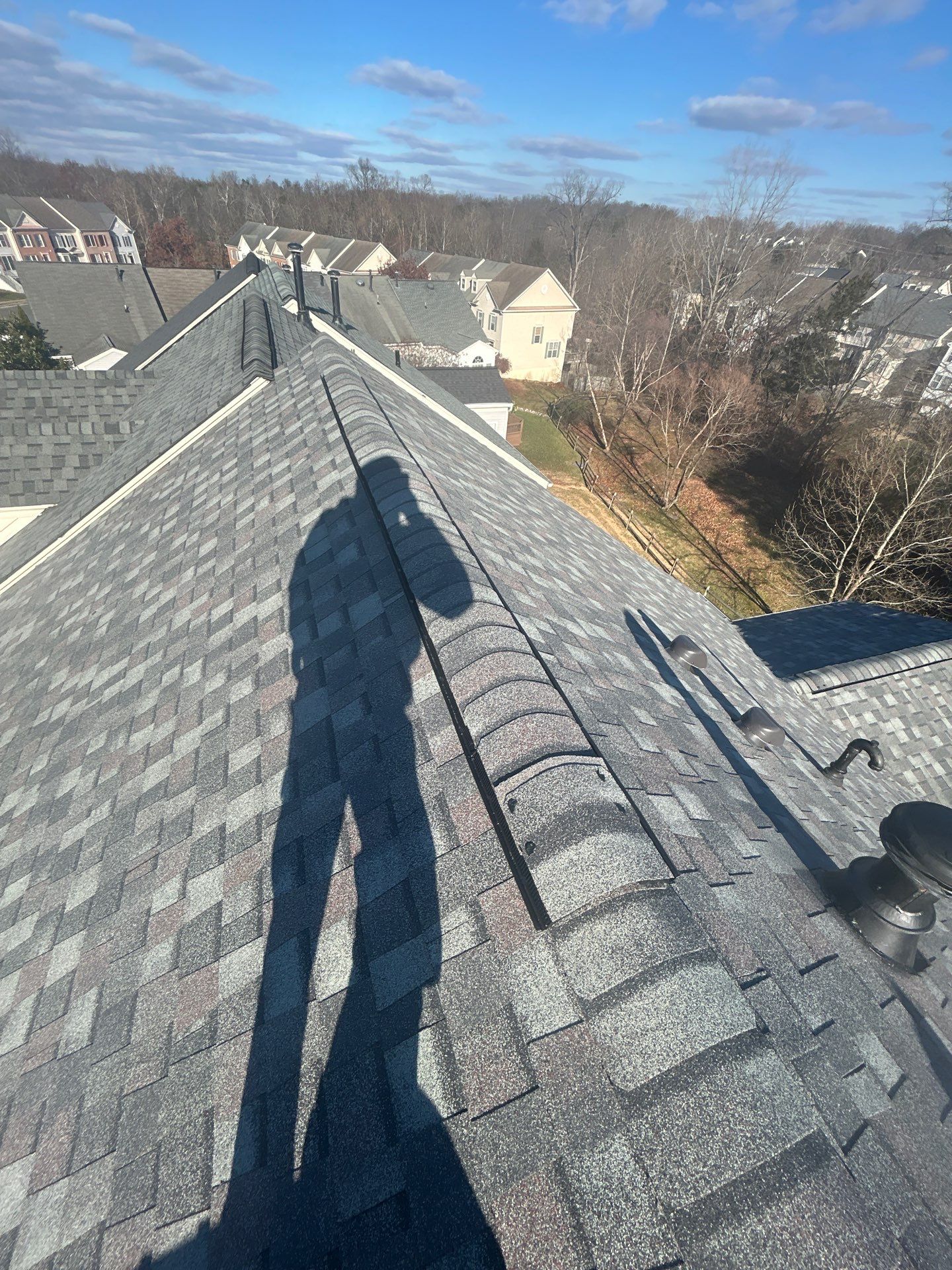 Bristow: Residential Roof Replacement with CertainTeed Landmark Pro in Max Def Colonial Slate by RM Banning, Inc.