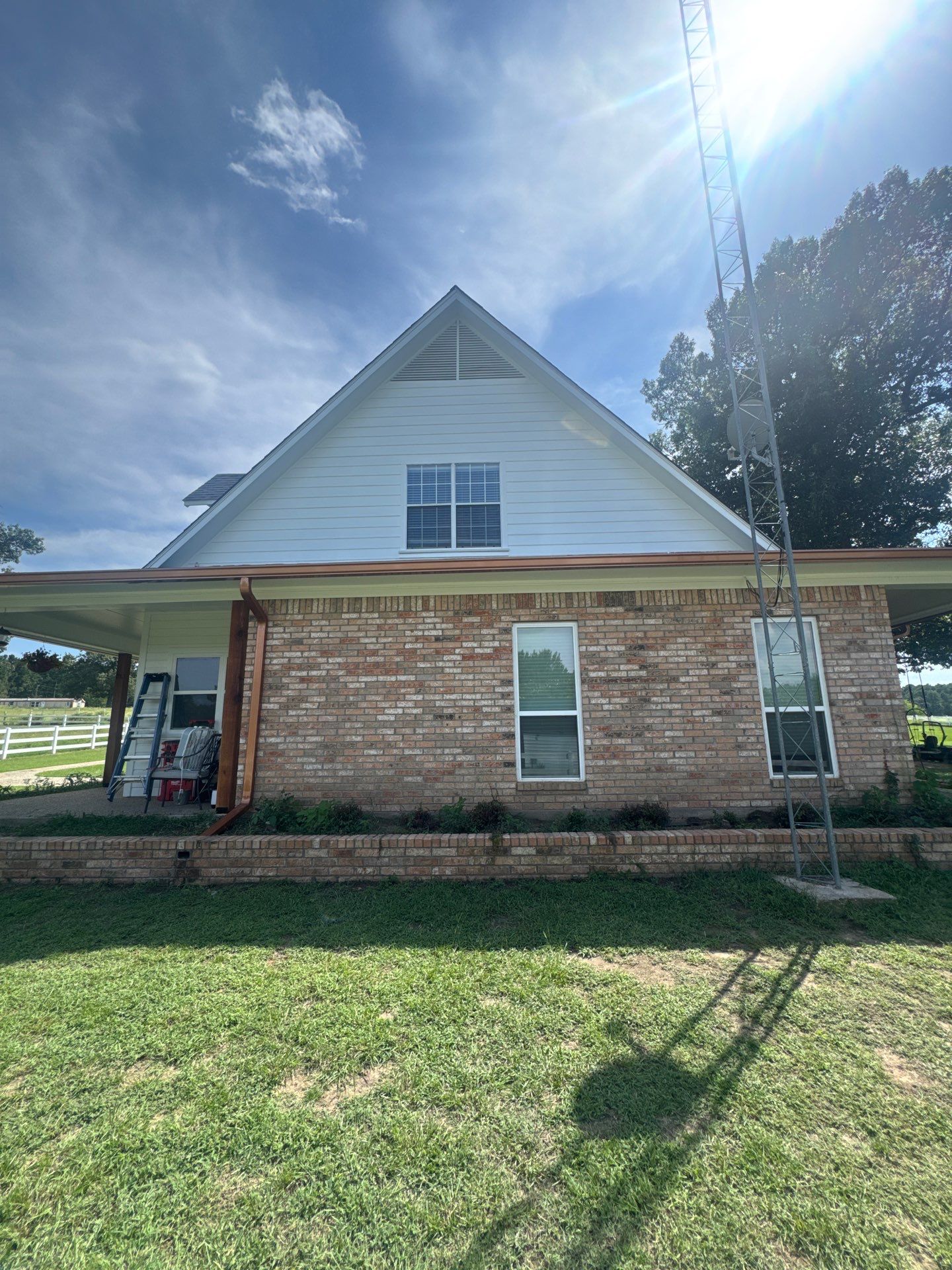 Exterior Painting in Ben Wheeler, TX | House & Front Porch Refresh by Quality Coats Painting