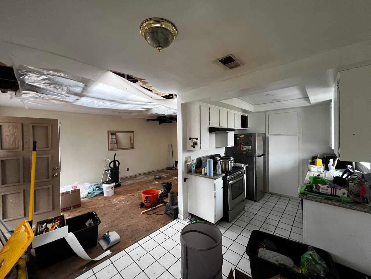 Restoring a Fire Damaged Home - Hacienda Heights by One Stop Source