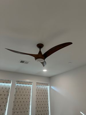 Ceiling fan installations