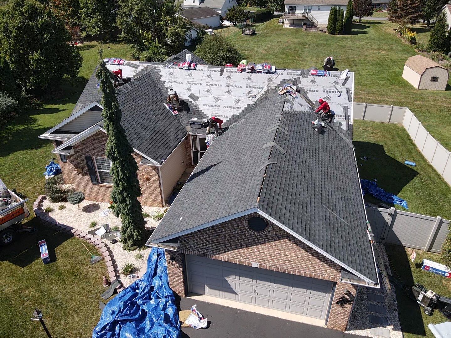 GAF Timberline HDZ Architectural Shingle Roof Replacement in Chambersburg by Teflon Roofing