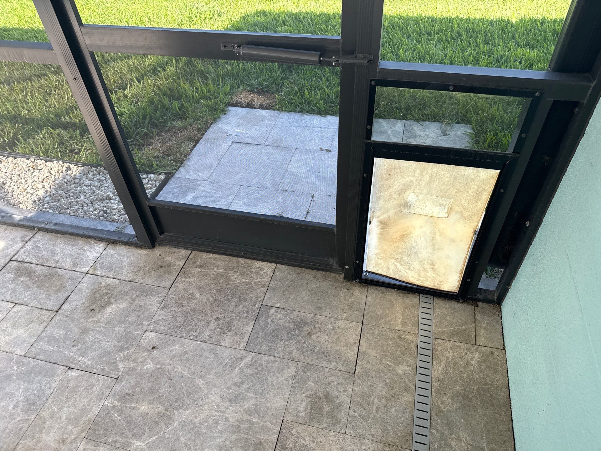Travertine Pool Deck, Lanai & Screen Enclosure Cleaning Near Manatee River | Bradenton, FL by Sunshine AquaWash