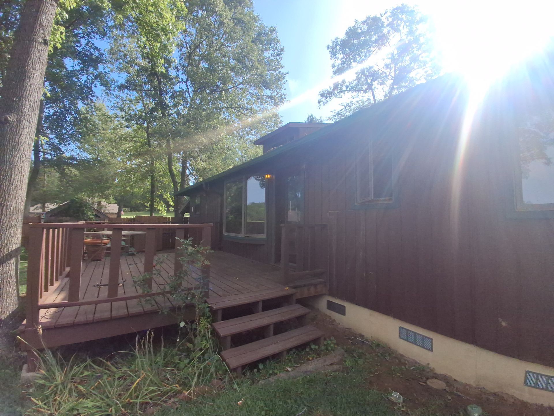 Careful Stain Work & Fresh Color on Unique Property Tyler, TX by Quality Coats Painting