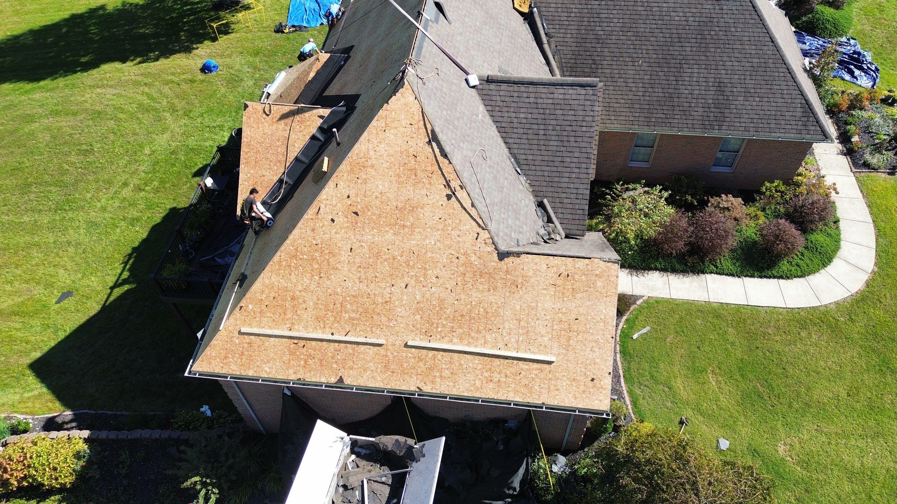 Residential Roofing Installation using Timberline HDZ Shingles - Appalachian Sky by RoofX 