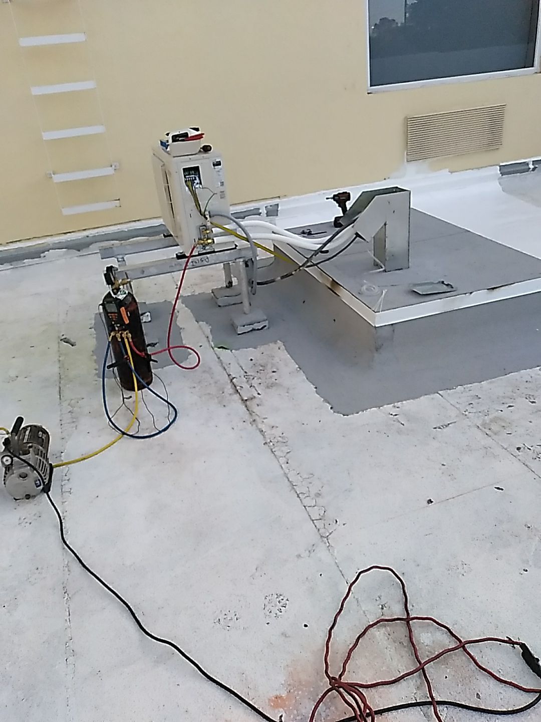 Commercial Flat Roof Repair and HVAC Curb Installation in Boca Raton by Aastro Roofing