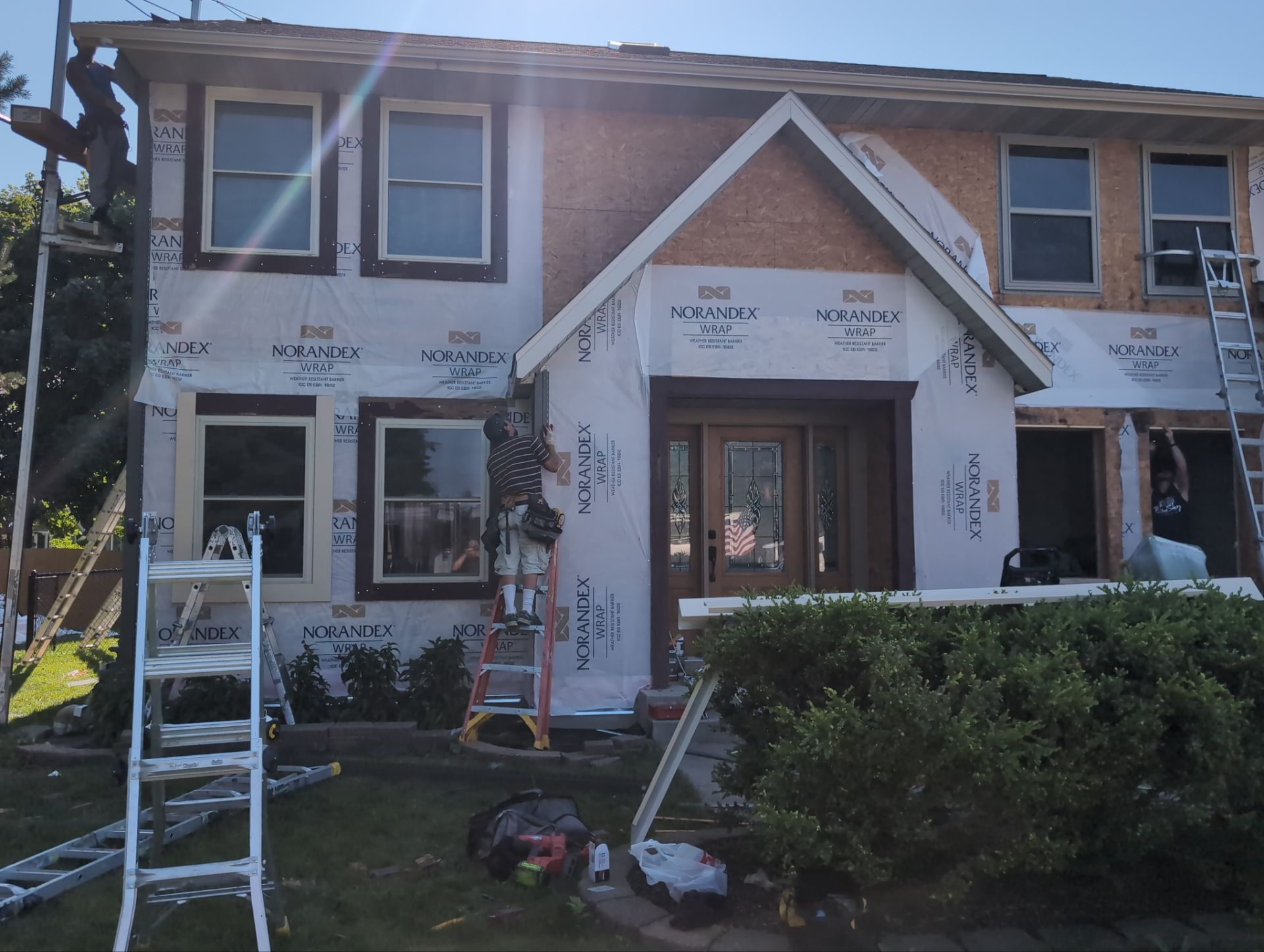 Bye Bye Cedar Siding ! Hello Misty Shadow!  by Gellings Roofing & Siding