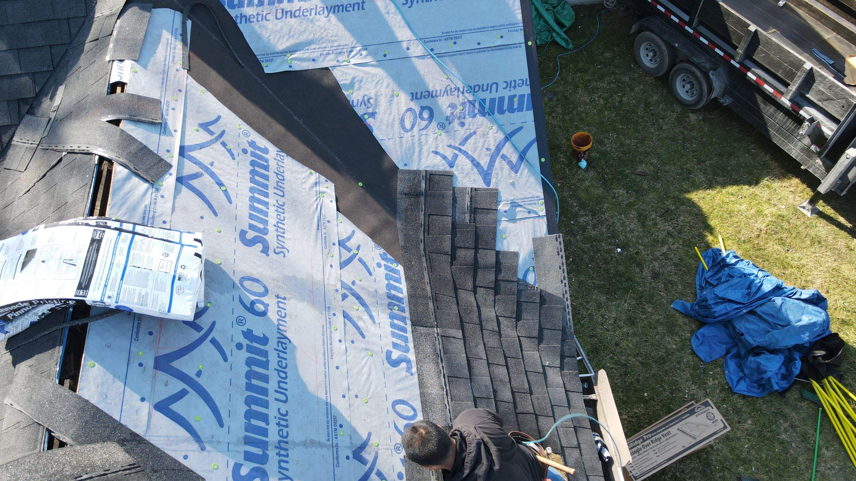 3 Layers and full Re-Deck!!!! by Tamlin Roofing