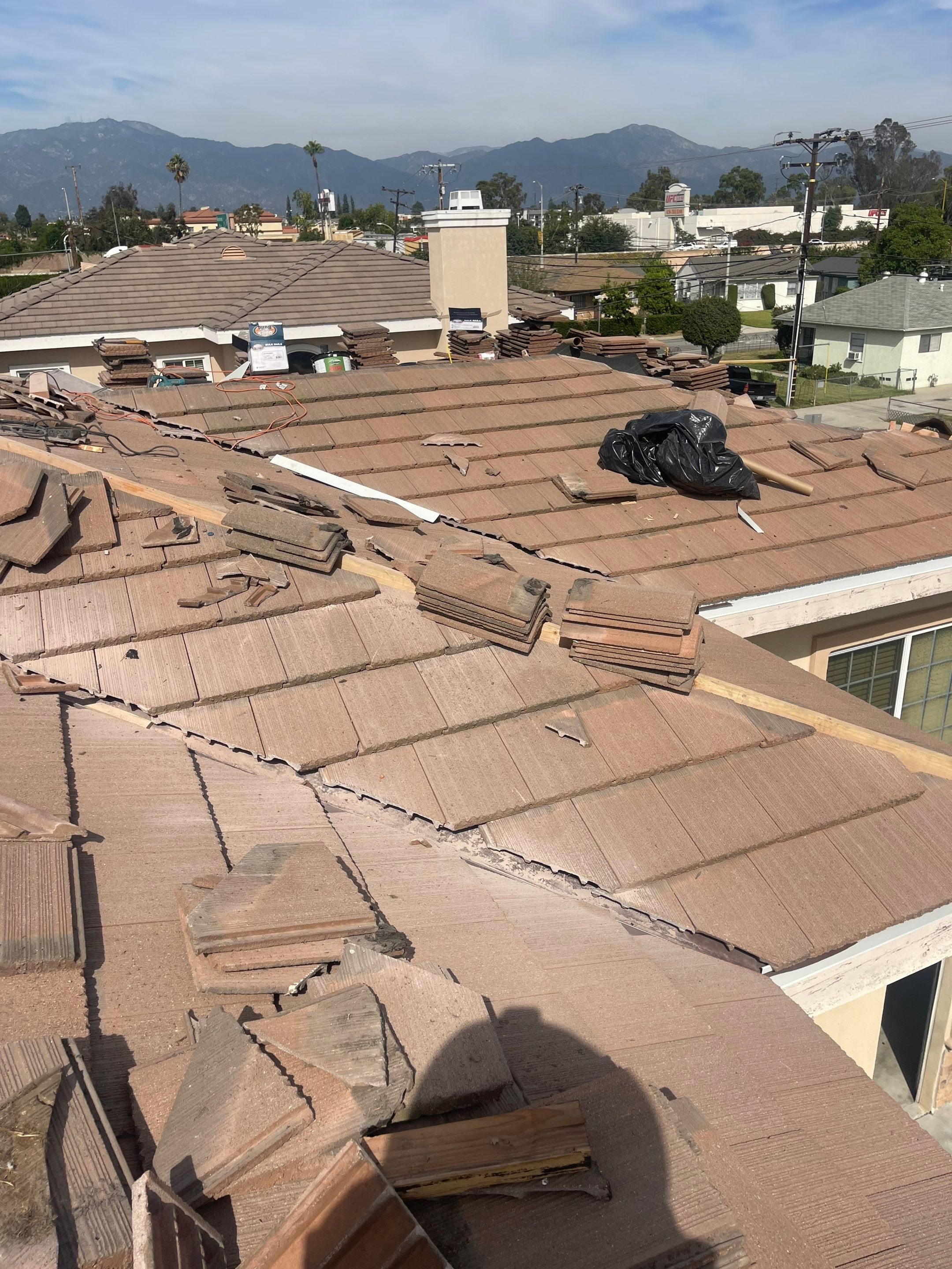 Tile Roof Reset Project - Rosemead CA 91770 by Epic Roof Replacement