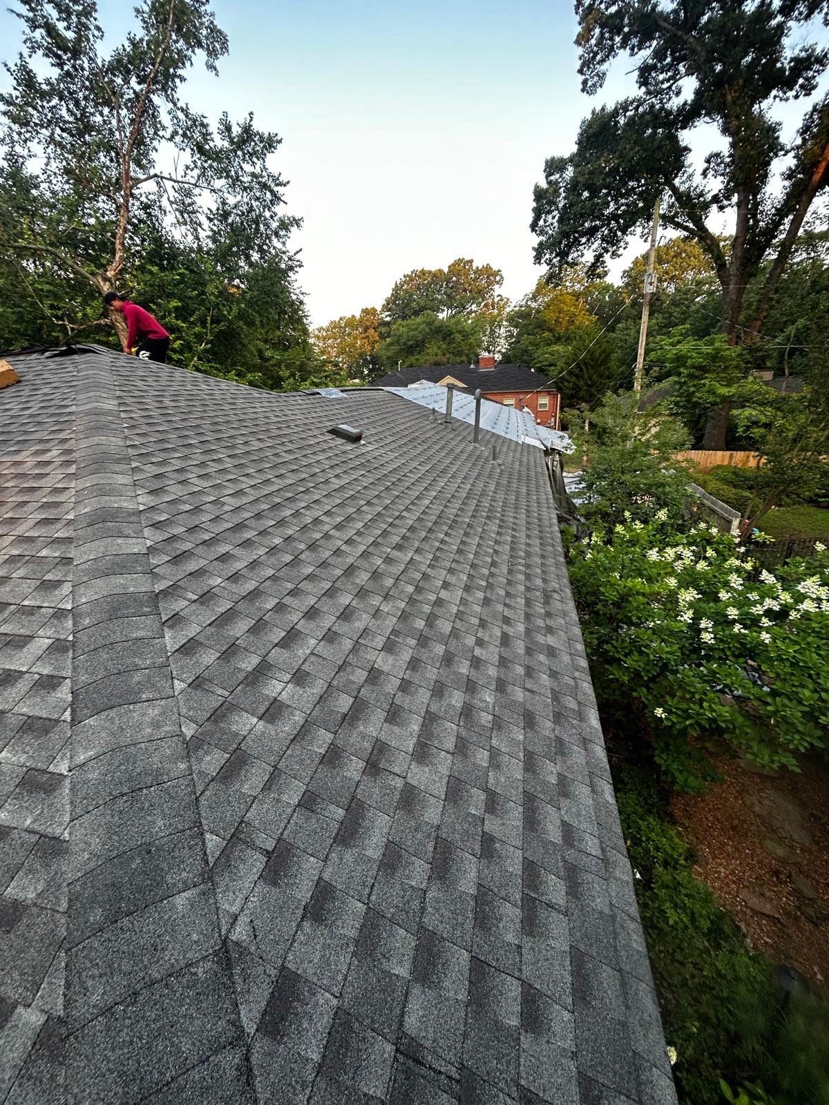 Tree Damage Restoration and Asphalt Shingle Roof Replacement in Memphis by Revival Roofing Services