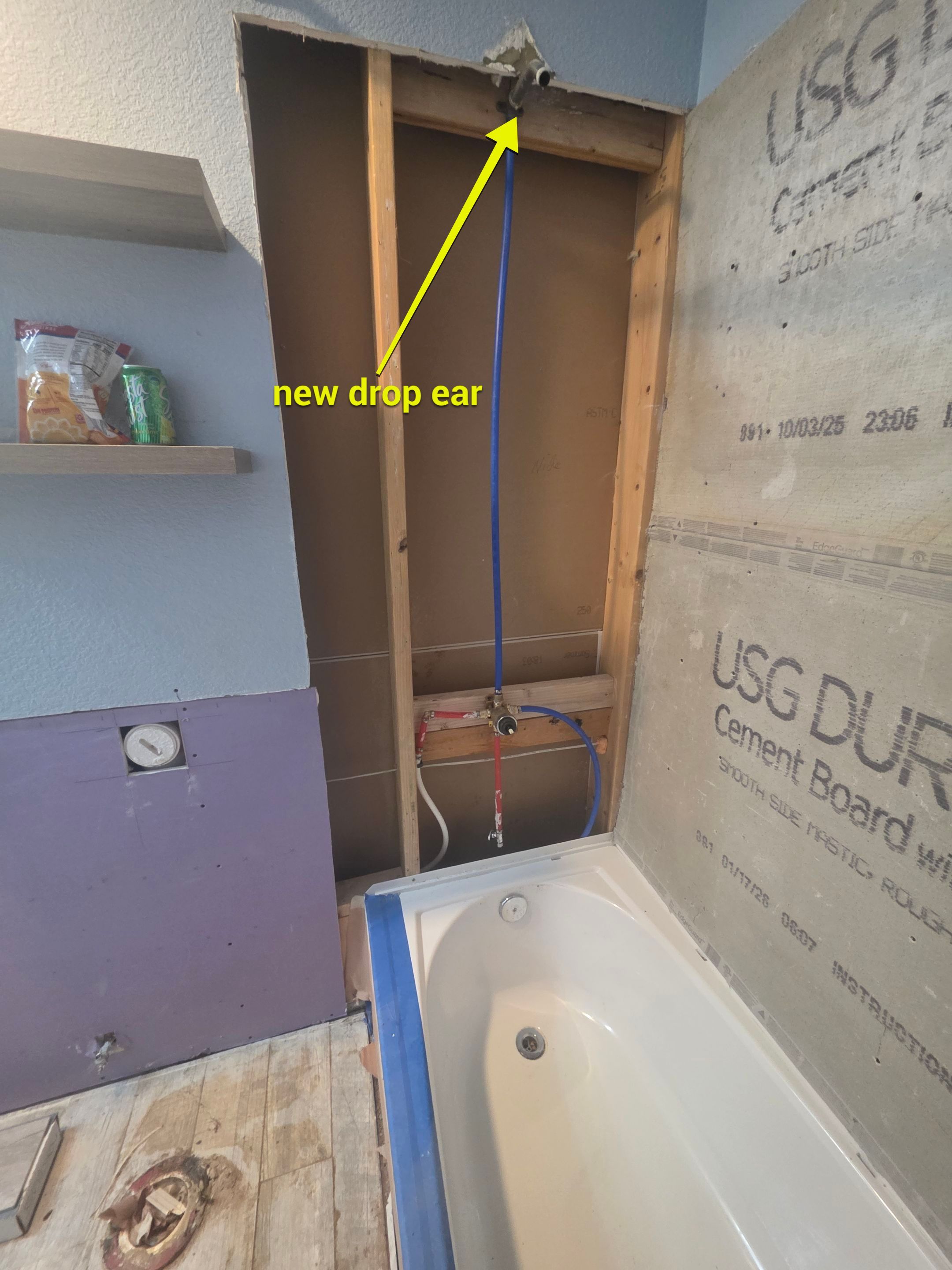Bathroom Remodel with New Shower and Vanity by SC Remodeling