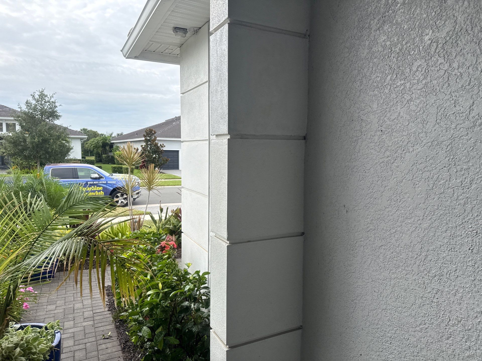 Paver Pool Deck Cleaning, Screen Enclosure & Front Entrance Cleaning – Cresswind at Lakewood Ranch, FL 34211 by Sunshine AquaWash