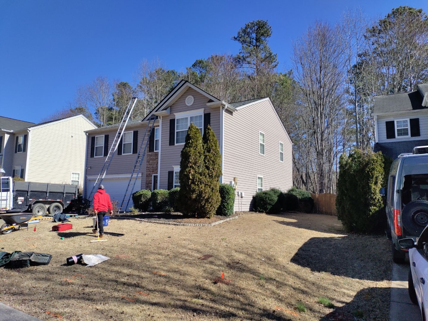 Residential Roofing Installation using Owens Corning by Inspector Roofing and Restoration