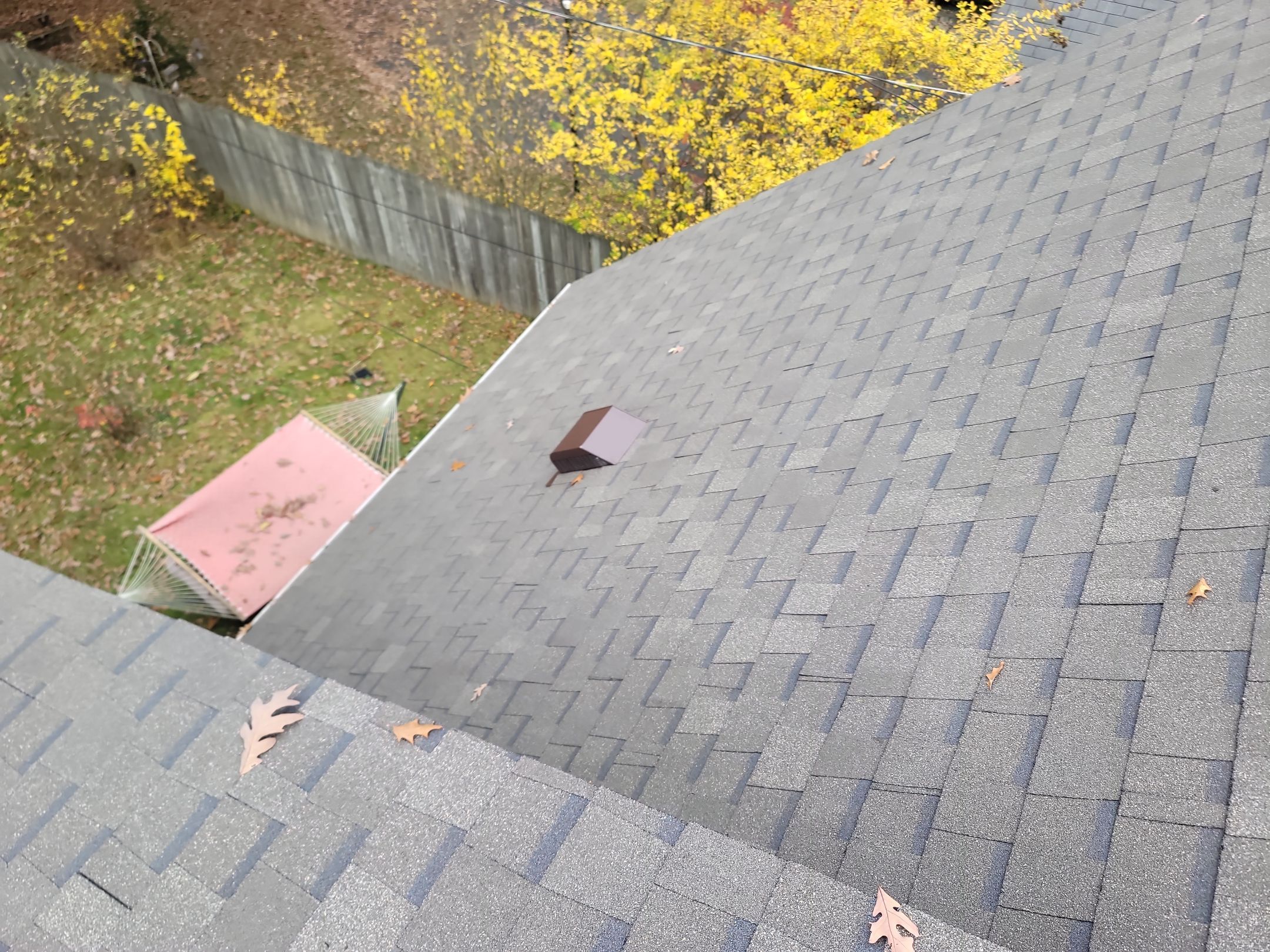 Atlas Pinnacle, Color: Weathered Wood, Drip Edge: Color: Royal Brown by Eagle Eye Roofing