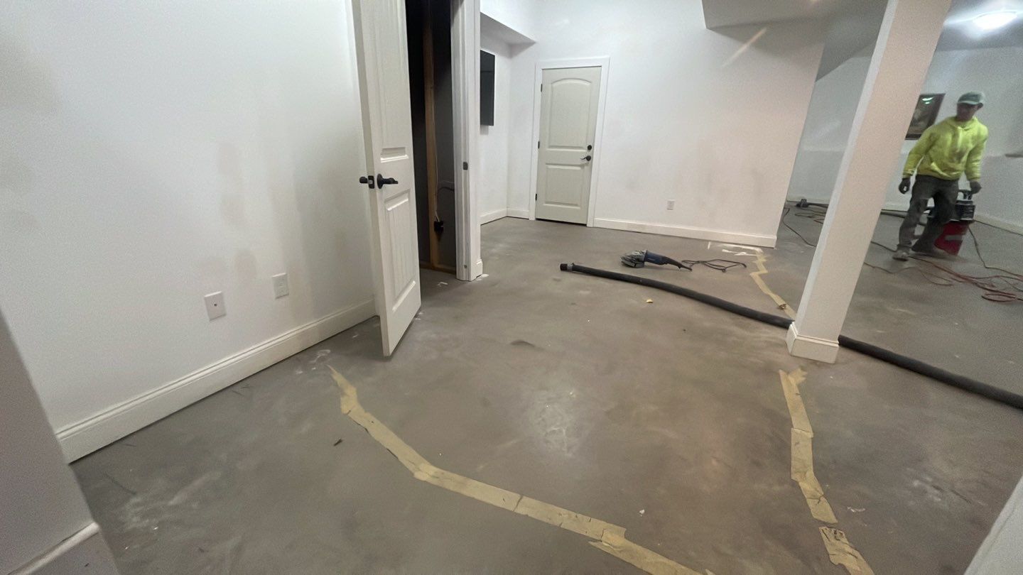 Rommel family Basement TransFLOORmation by Symphony Concrete Coatings