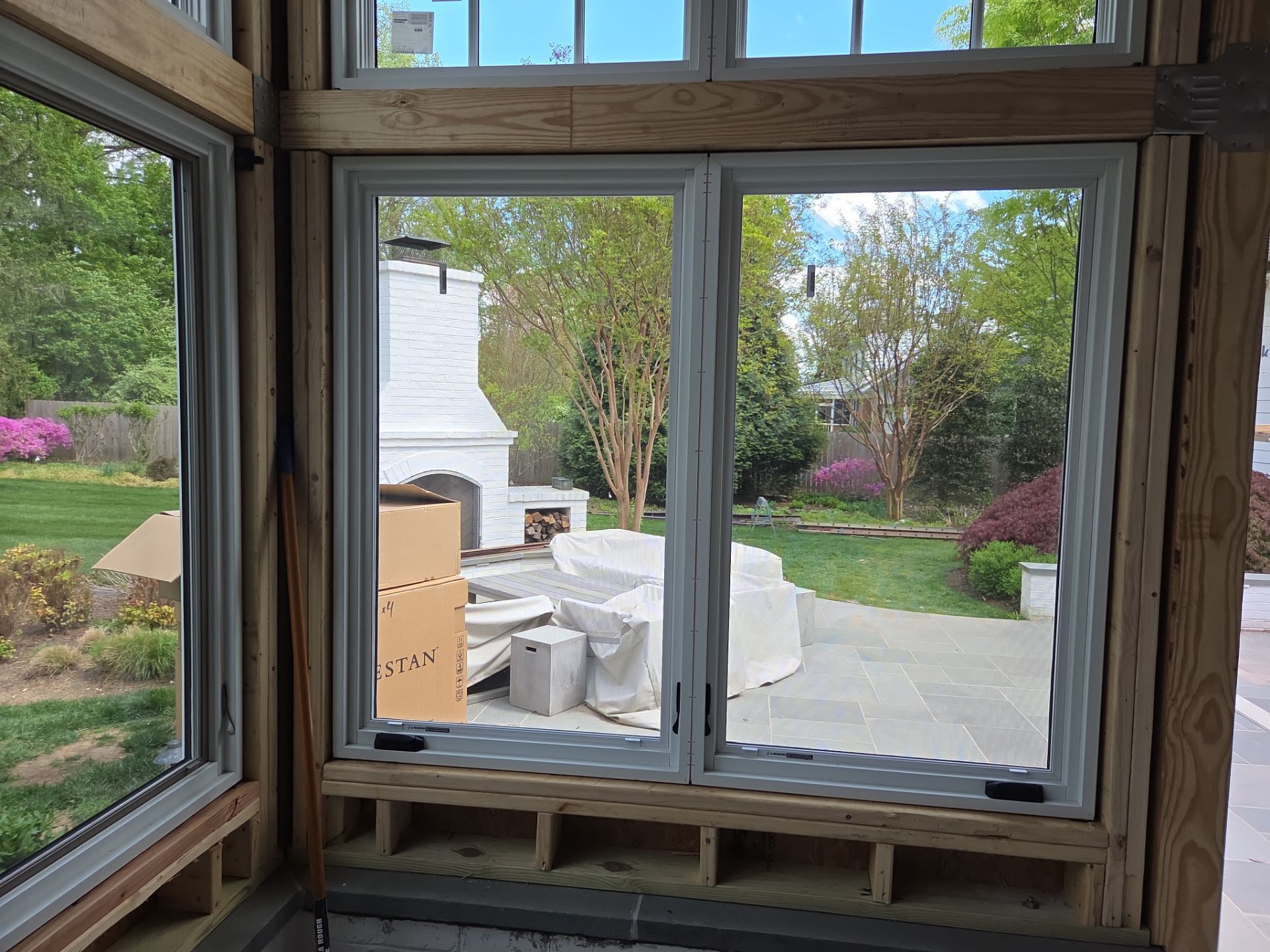 Marvin Window and Custom Glass Door Installation in Timonium by Forbes Design Center