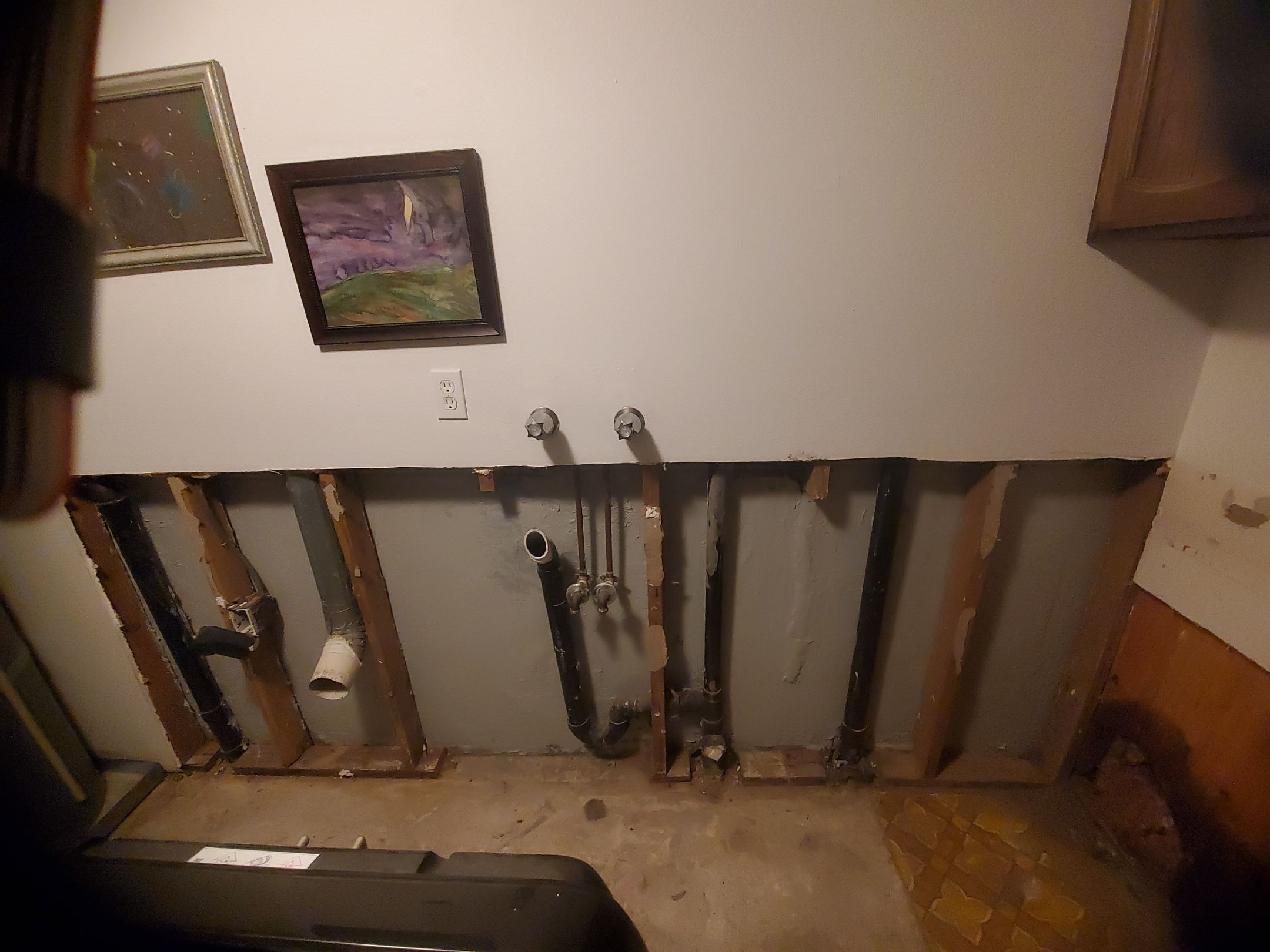 Water Damage using Air Movers by Construction Now LLC